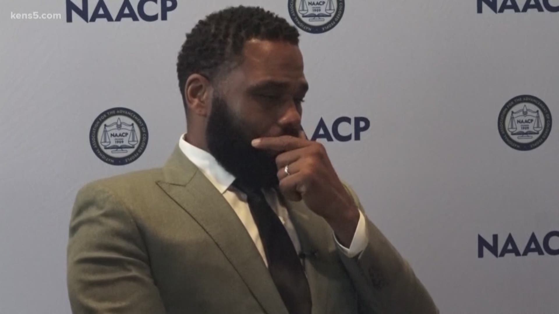 You might know him from "Scary Movie" and his many TV shows, but actor Anthony Anderson is in town for the NAACP convention to talk about his personal struggle with diabetes. Eyewitness News reporter Jeremy Baker has more.