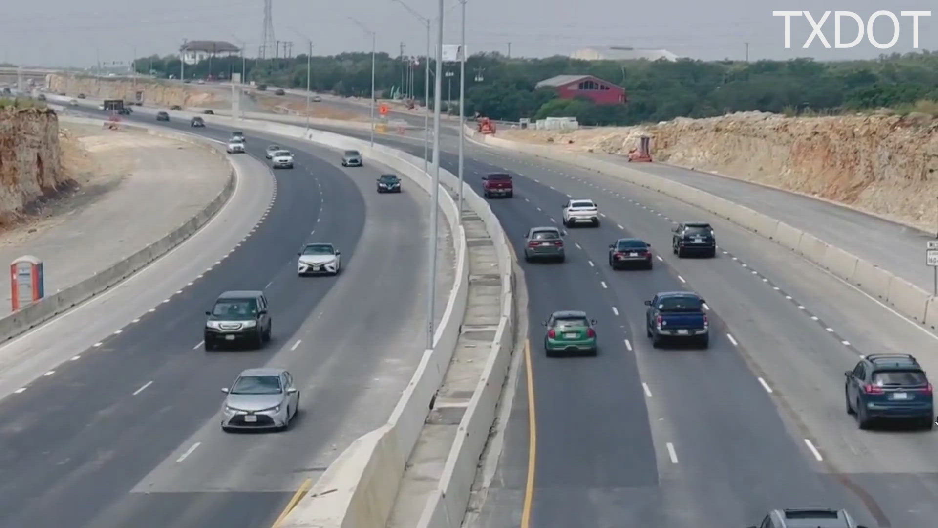 Once construction is complete, 1604 will be ten lanes across. The expansion is expected to be complete next year.