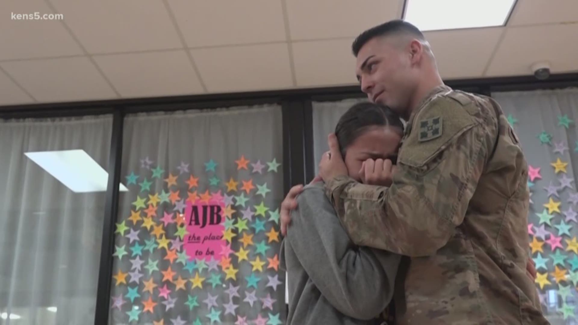 Soldier Surprises Younger Sister At School After More Than A Year 8124
