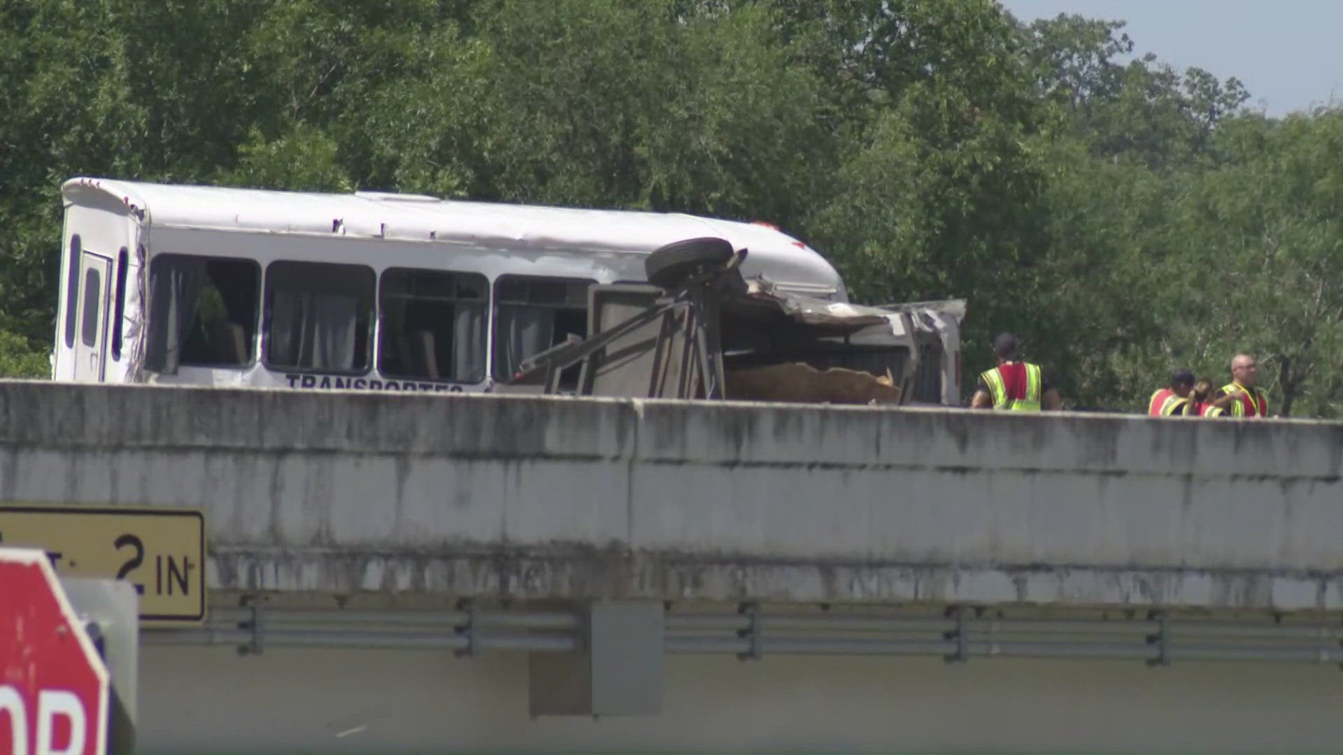 Two killed, at least 18 injured in major accident on I-35 and