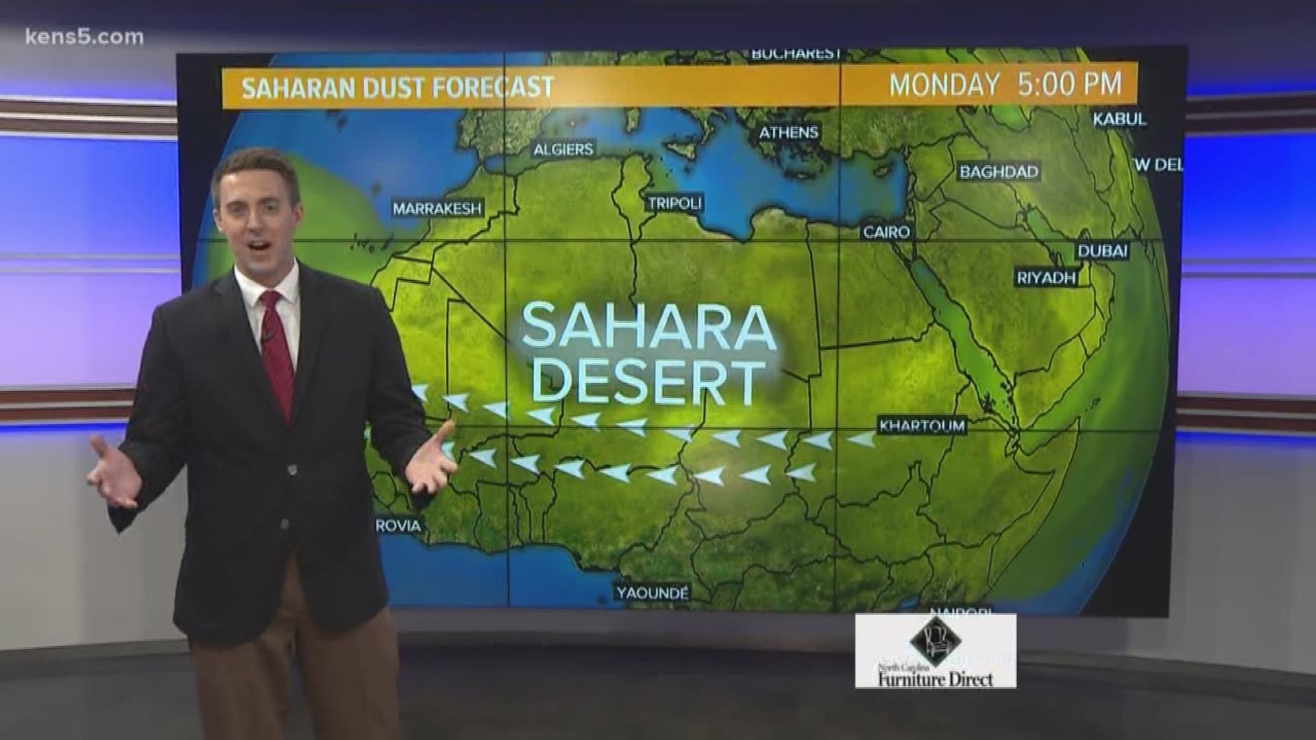 Saharan dust has traveled all the way across the Atlantic Ocean and will be in the air around San Antonio early this week, but how will it impact us?