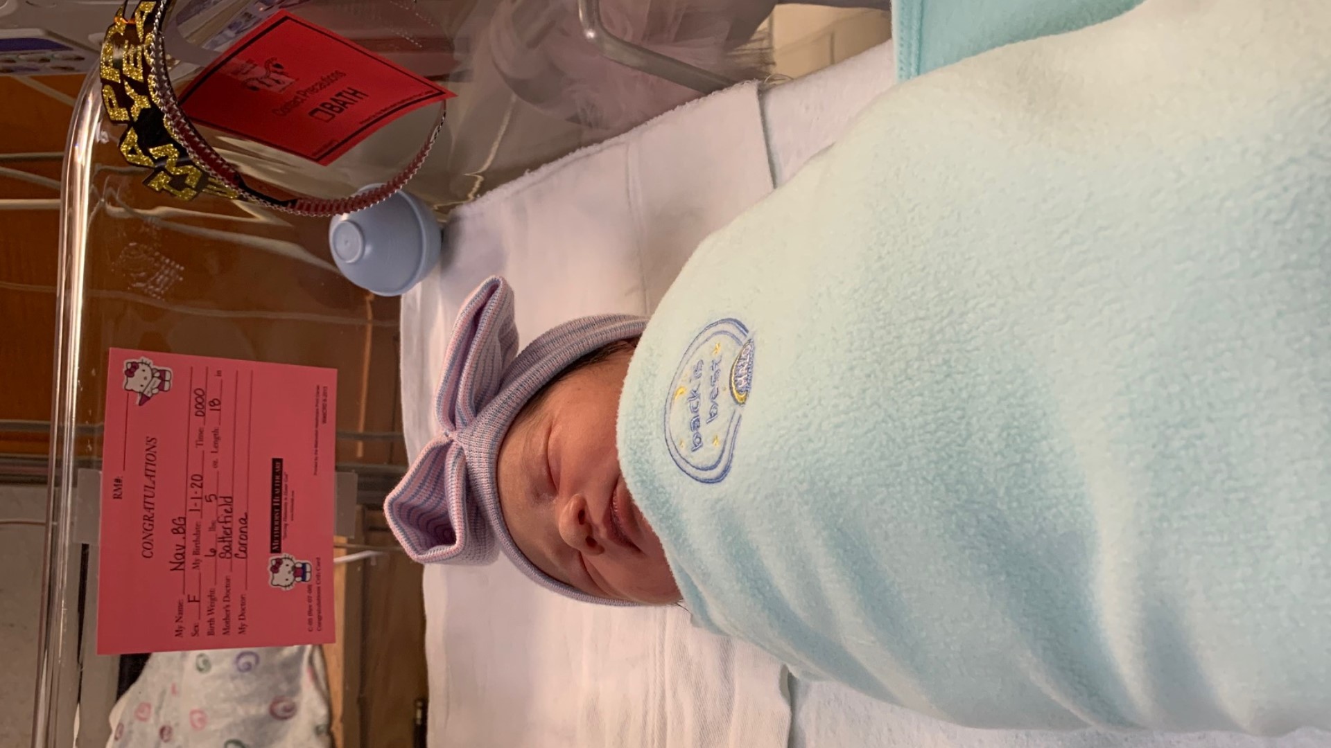 Methodist Hospital first baby born in 2020