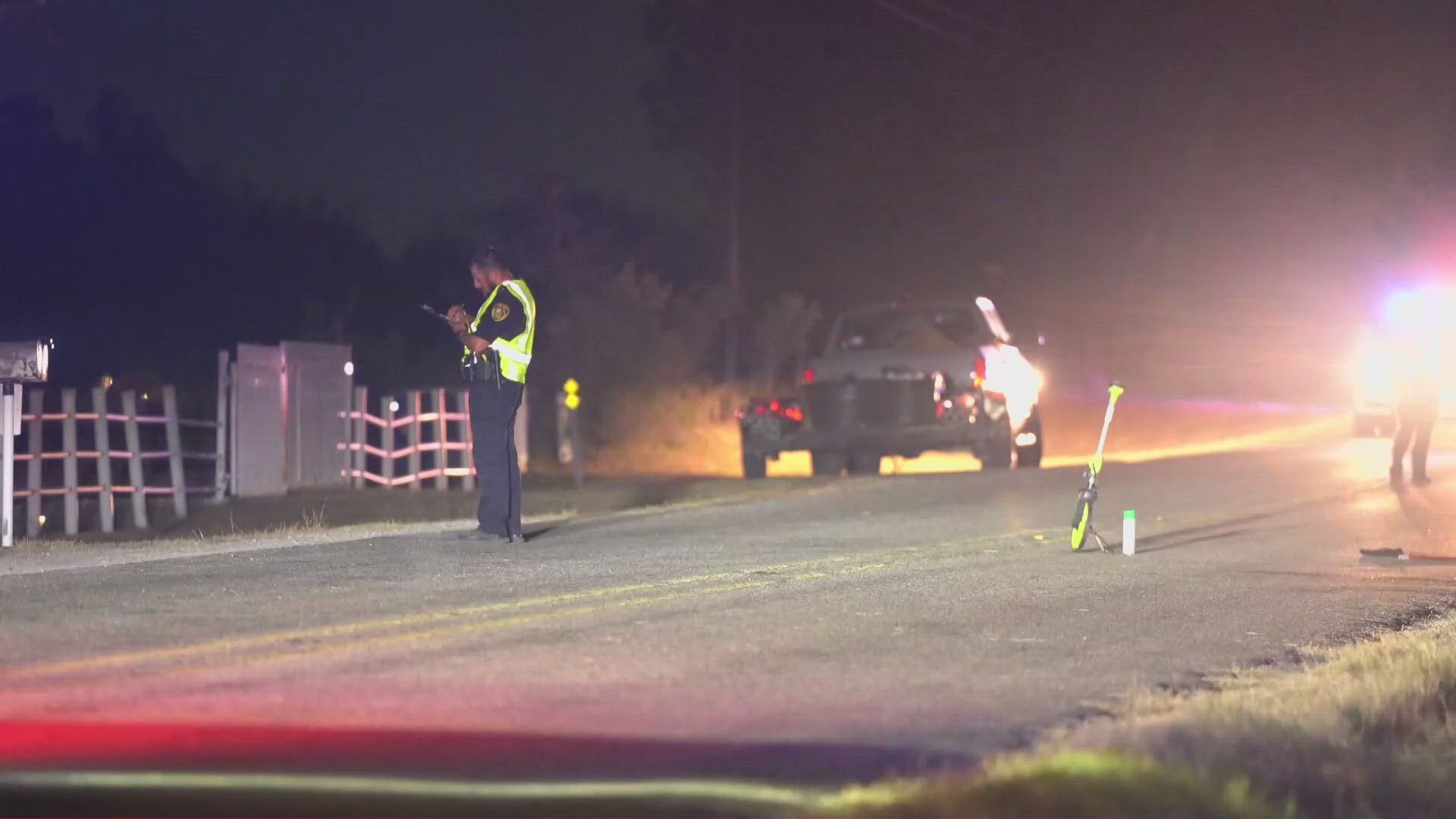 A man was hit by a car in far southwest Bexar County late Wednesday night, and now police are looking for the driver who hit him and left the scene.