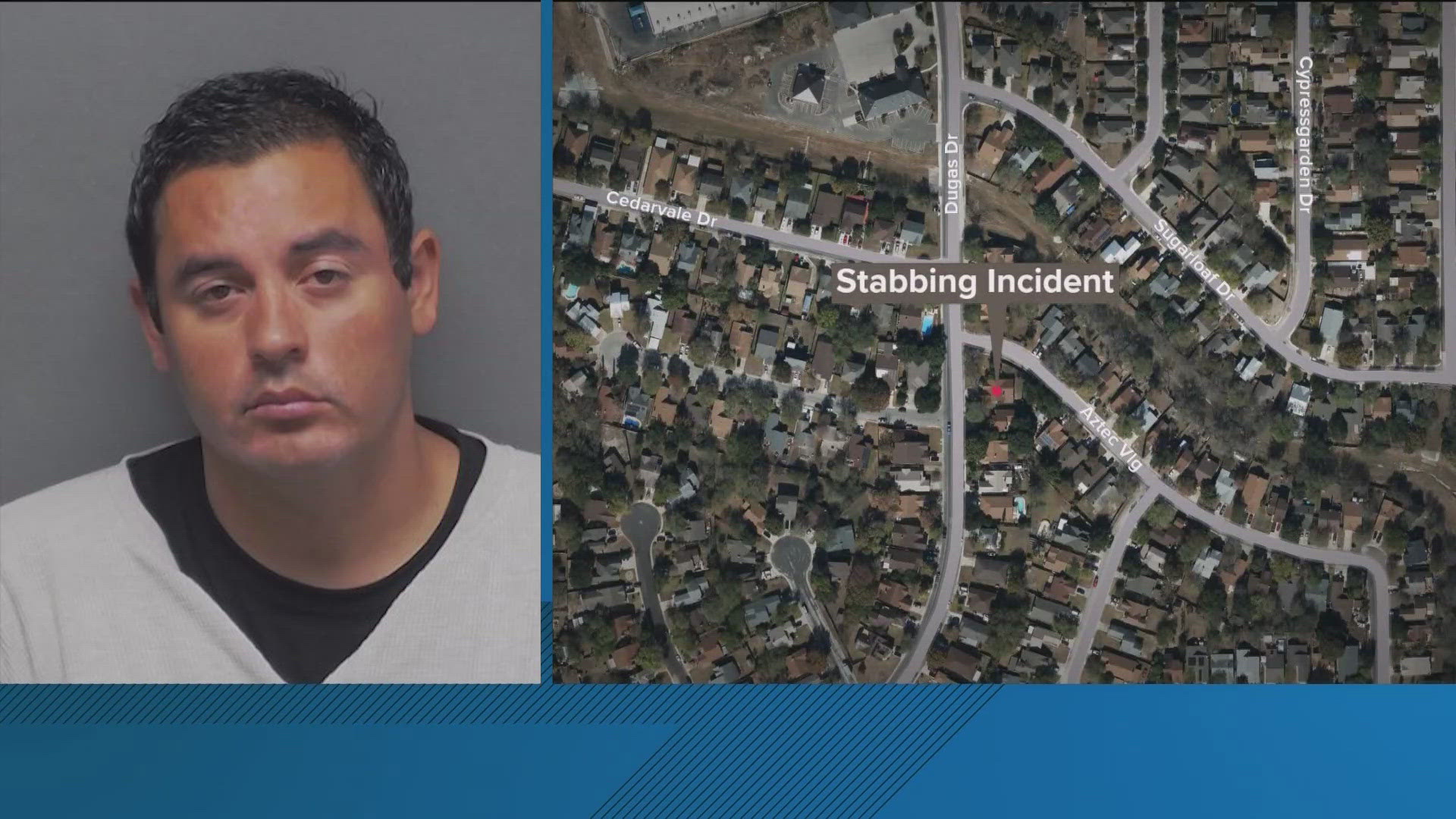 Police said 36-year-old Oscar Cantu is charged with aggravated assault with a deadly weapon.