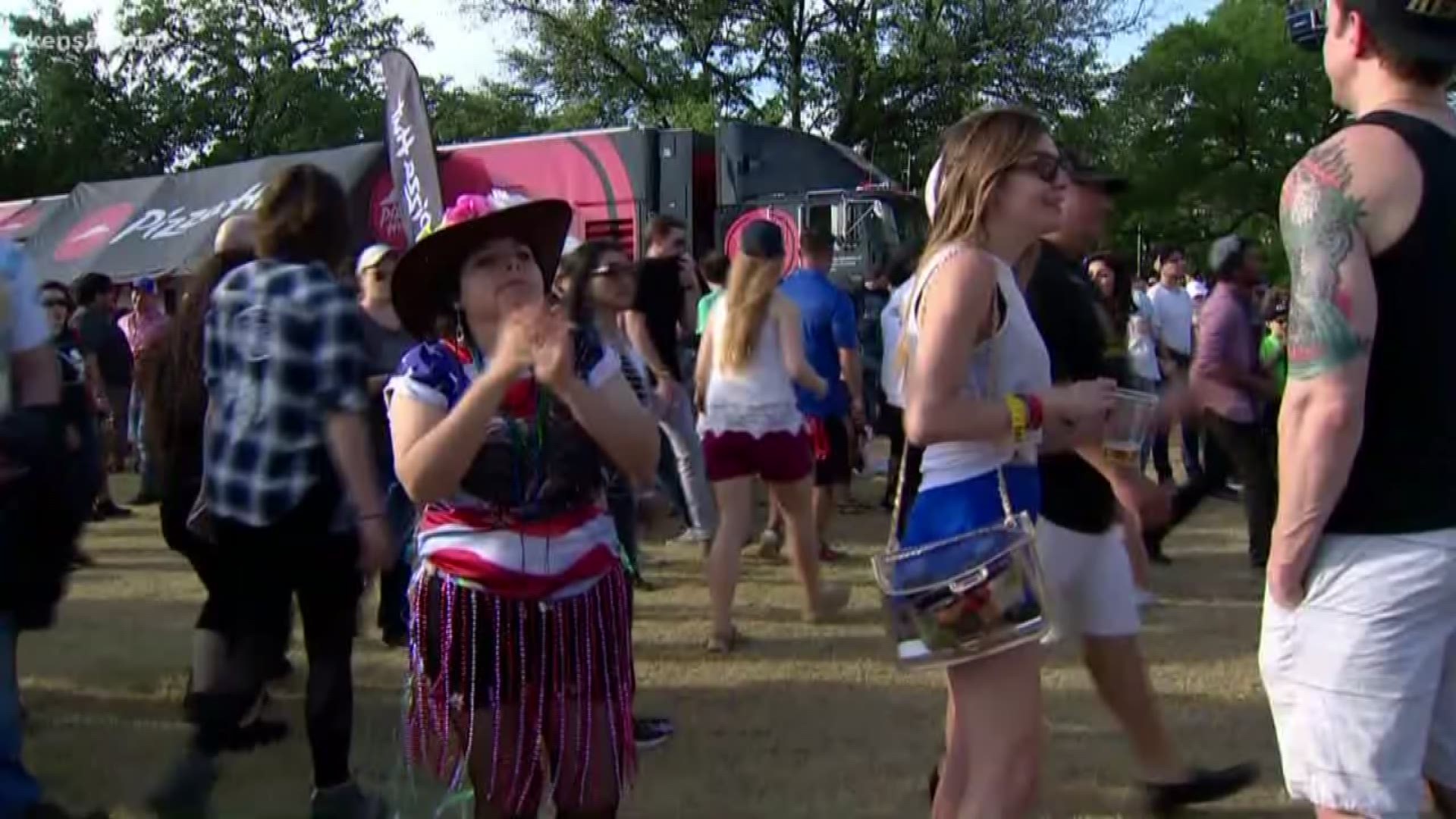 Eyewitness News reporter Henry Ramos is at Hemisfair, and he met one woman who makes it her mission to do more at concerts than just listen to the music.