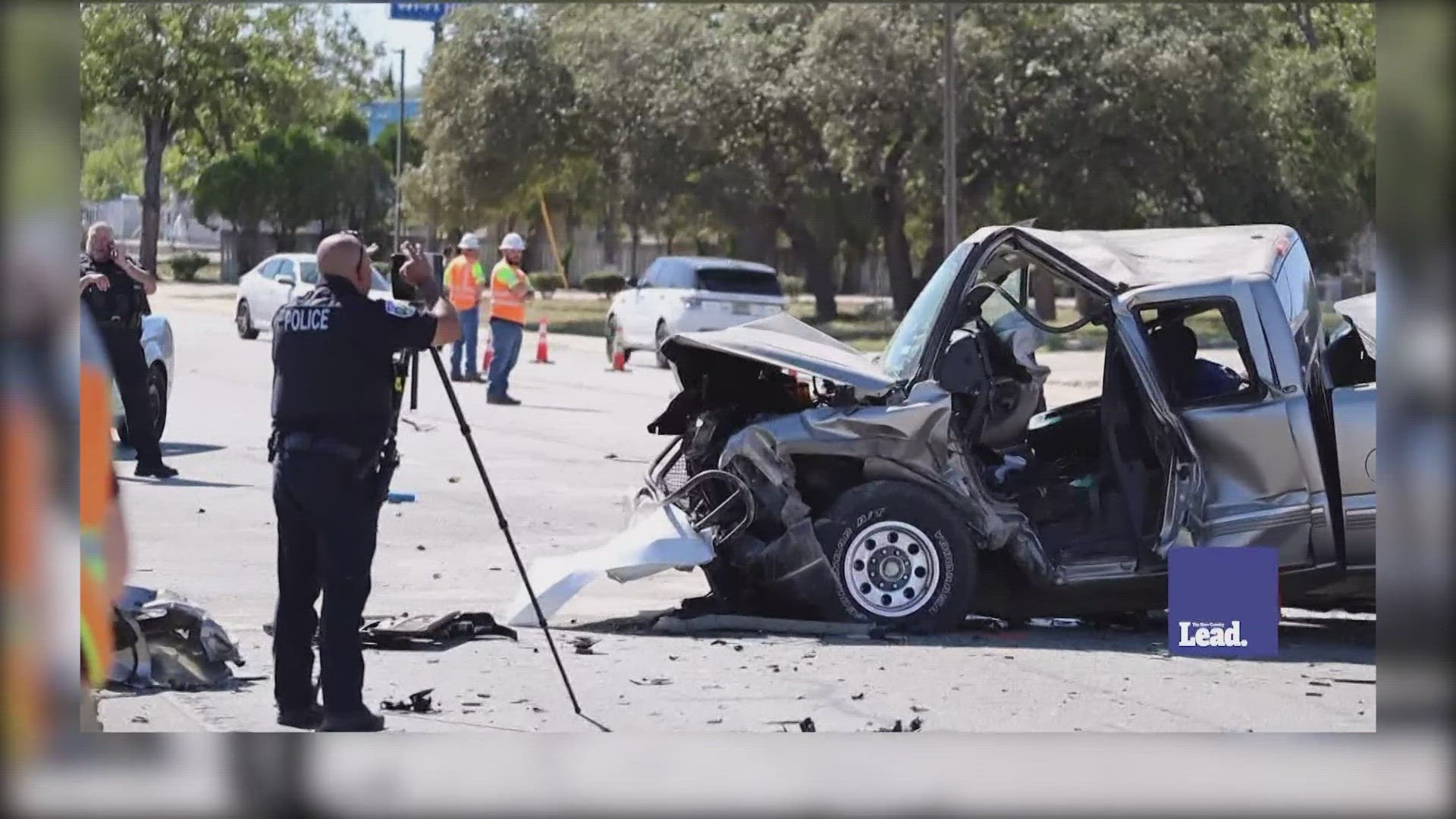 Police say officers tried to stop the man but he got away before the crash. Another 64-year-old driver is hospitalized in San Antonio after the wreck.