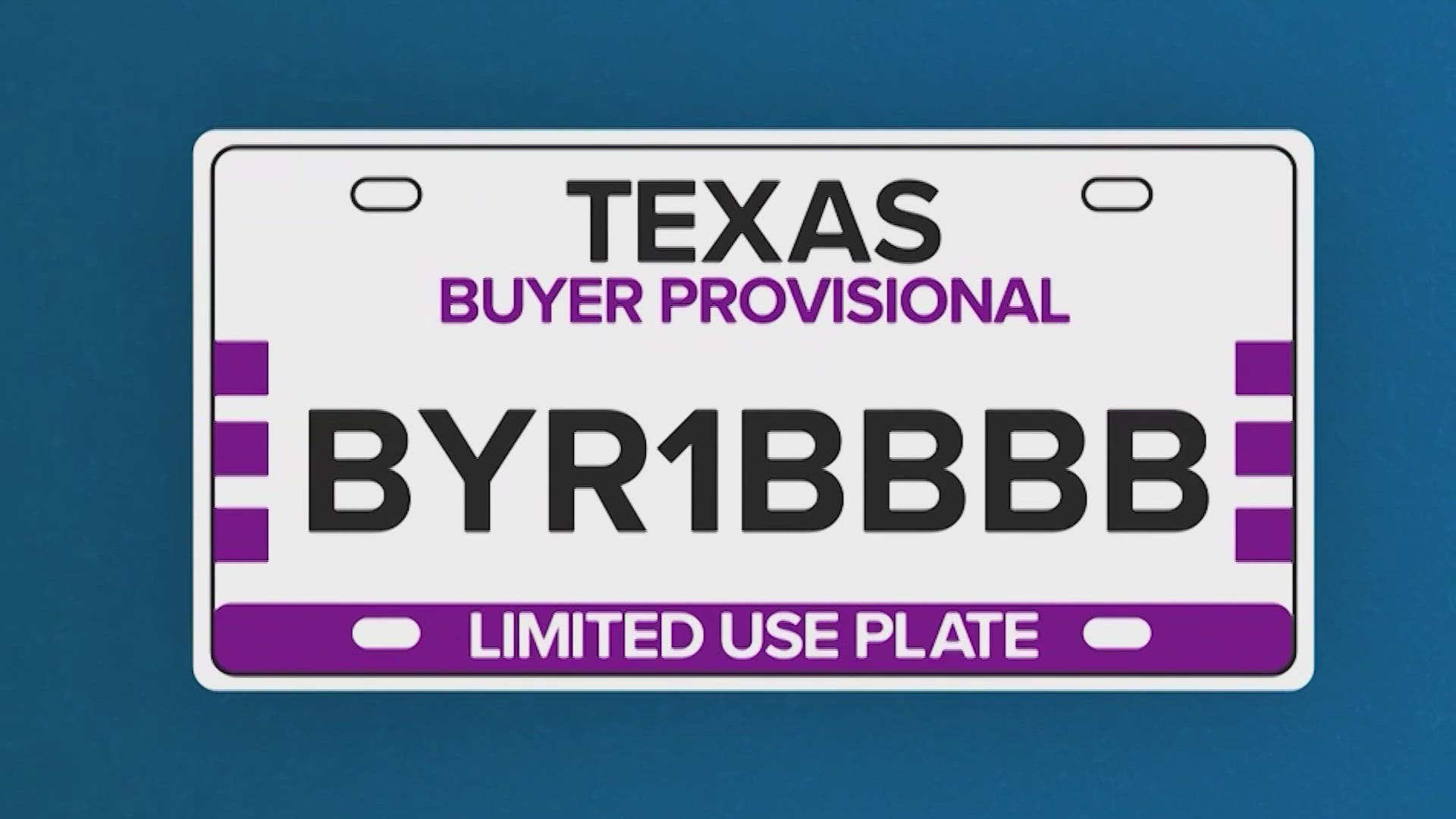 House Bill 718 will let car dealerships keep metal plates on hand to give to people who buy vehicles, eliminating the need for temporary paper plates.