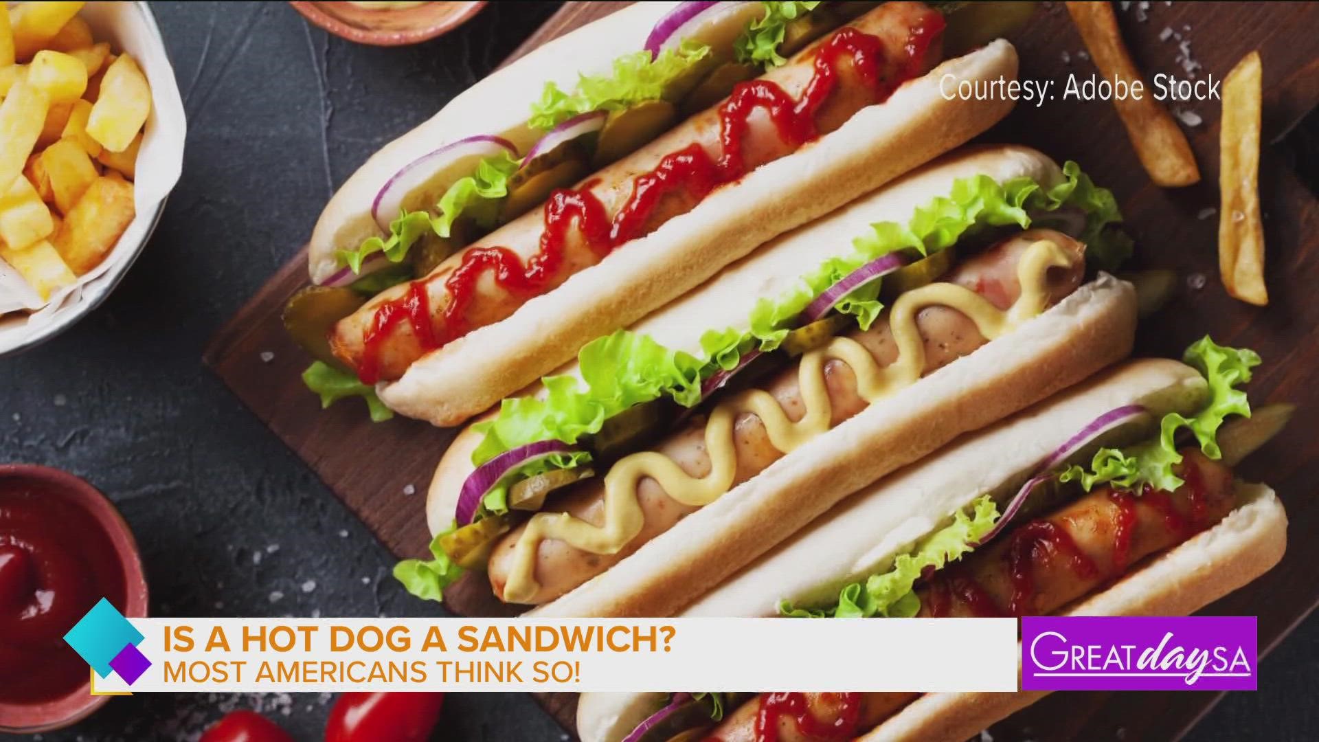 The debate continues...hot dog or sandwich?