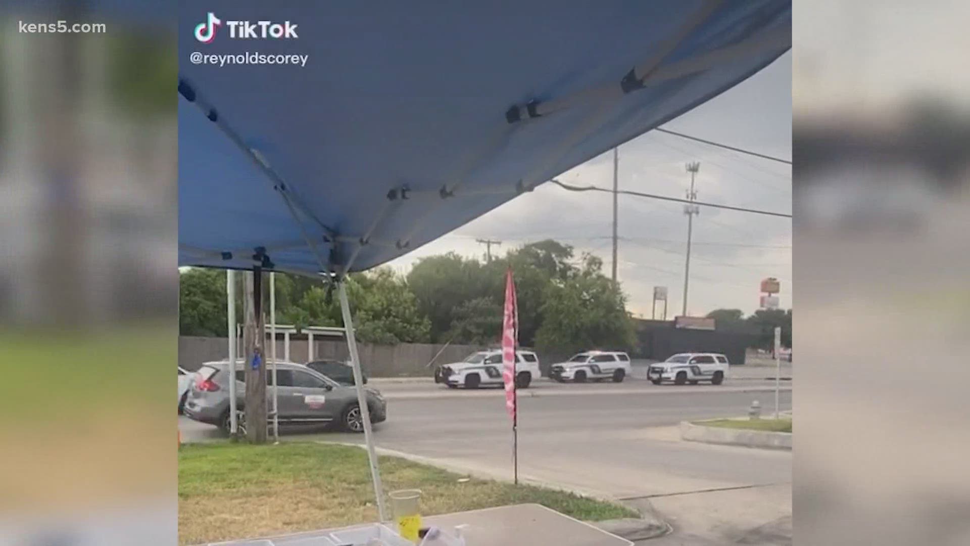 In the video, six BCSO patrol units can be seeing chasing a suspect, and even driving the wrong way for a brief period.