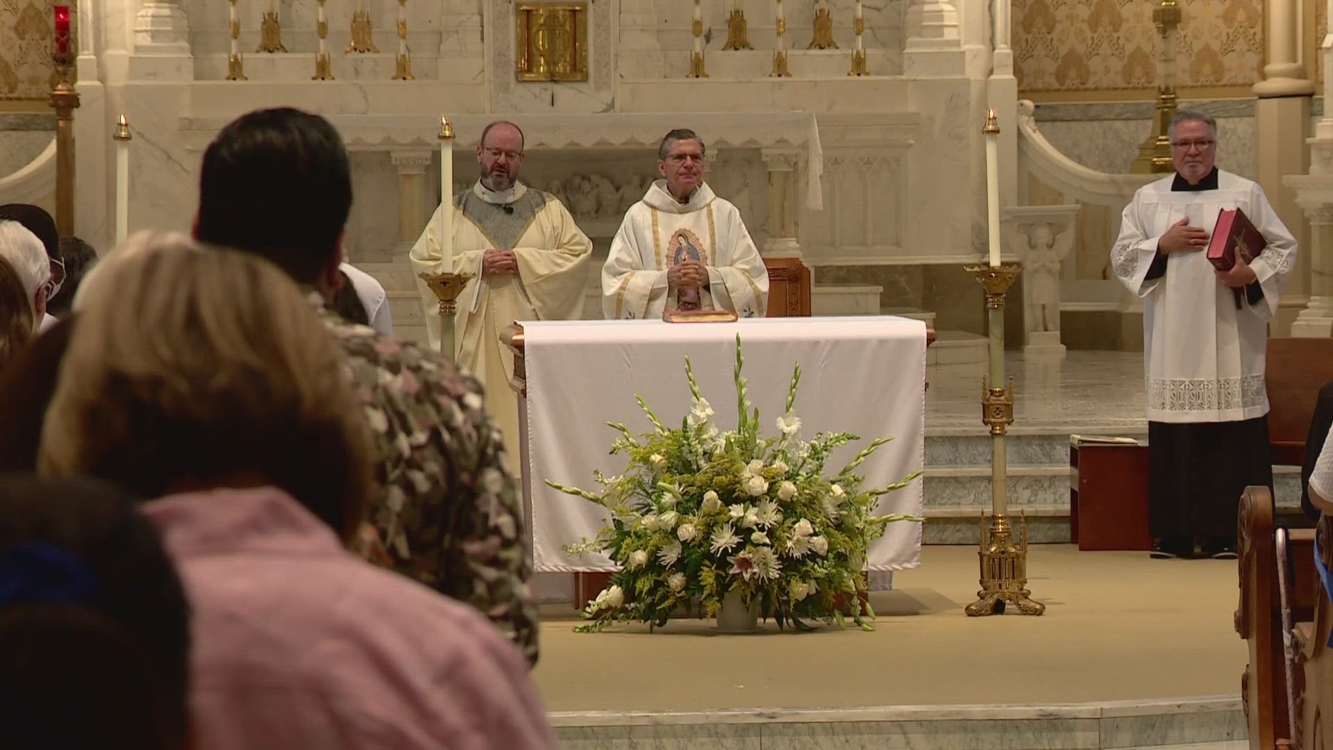 A special mass with San Antonio's archbishop was held to commemorate the anniversary.