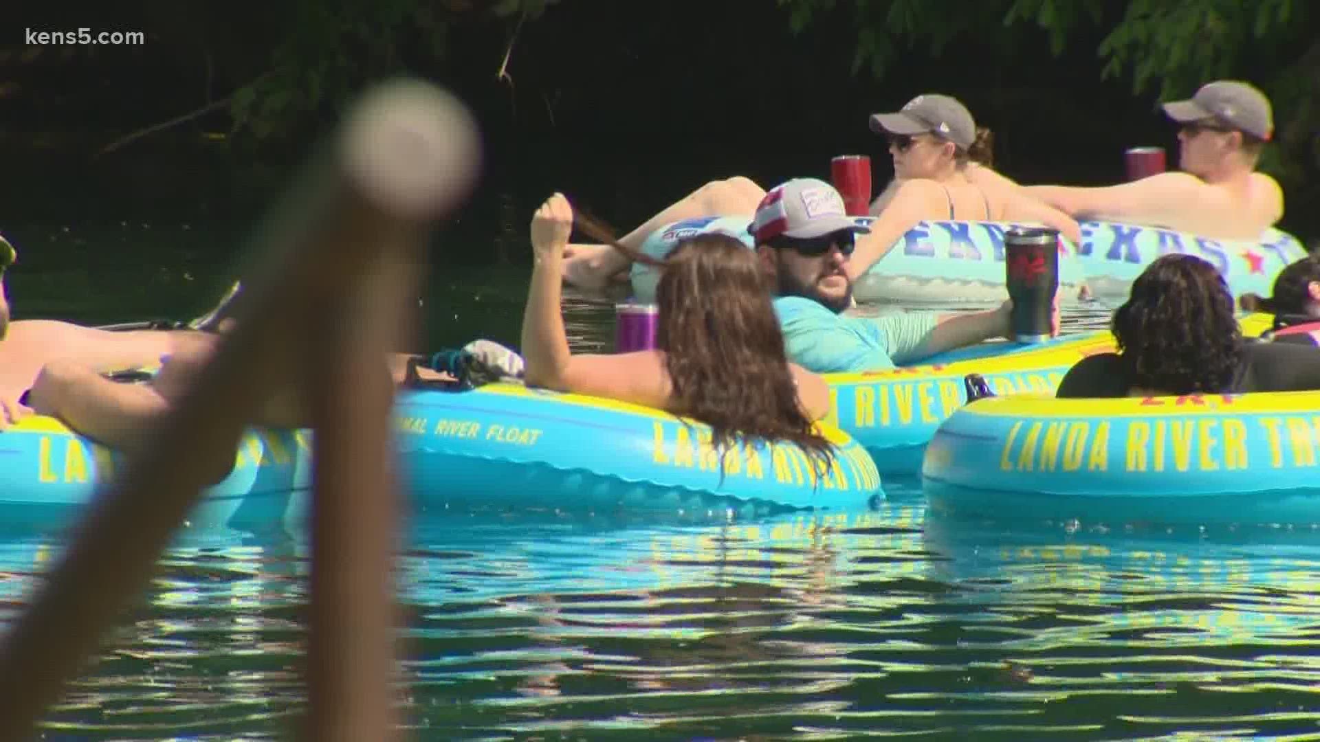 Families flocked to Hill Country waters under a hot Texas sun Friday afternoon.