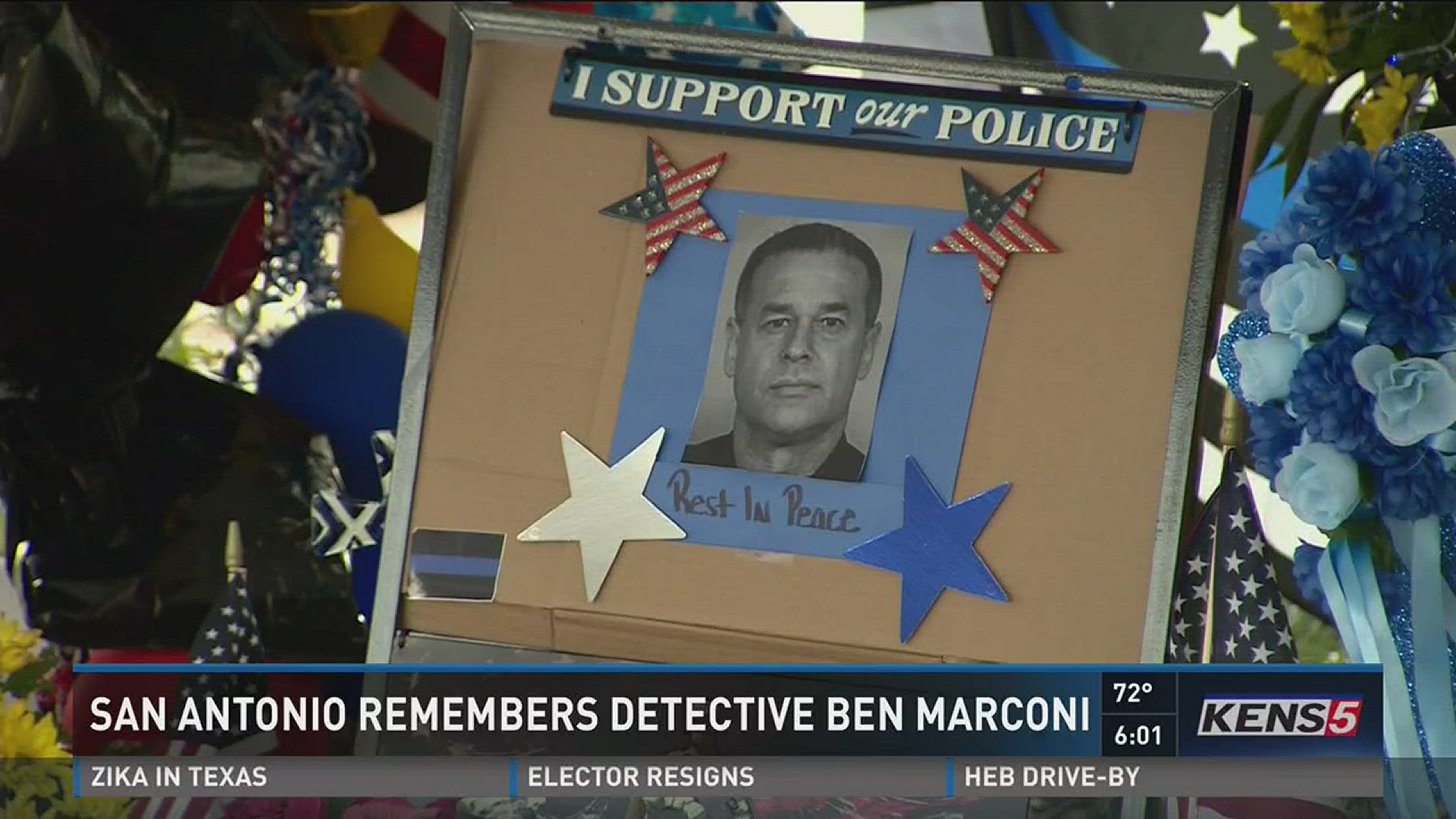 San Antonio Remembers Det. Benjamin Marconi