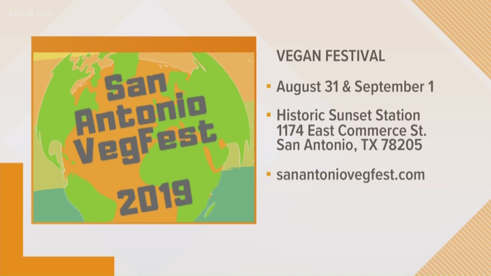 The first San Antonio Vegan Festival kicks off next weekend. Akeem Best and Rebel Mariposa stop by the studio to give us a preview.