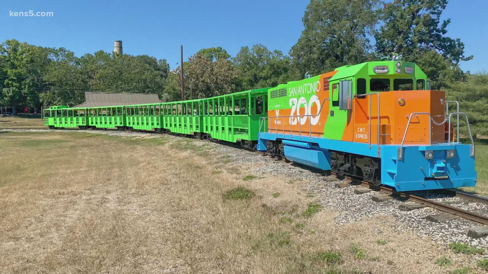 The Zoo says it's a nod to the history of Brackenridge Park, reintroducing a diesel-style engine to the fleet of three trains.