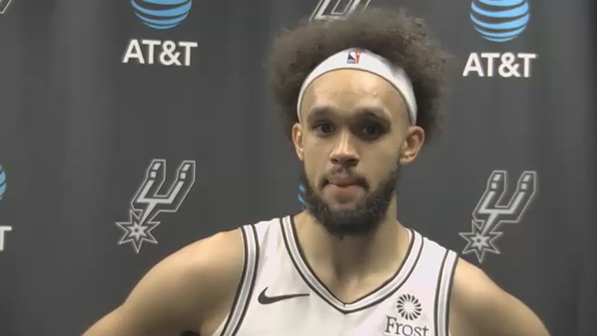 White spoke about how the Spurs got back on track with a win, and joked that he should have a punch card for his dentist because he goes so much.