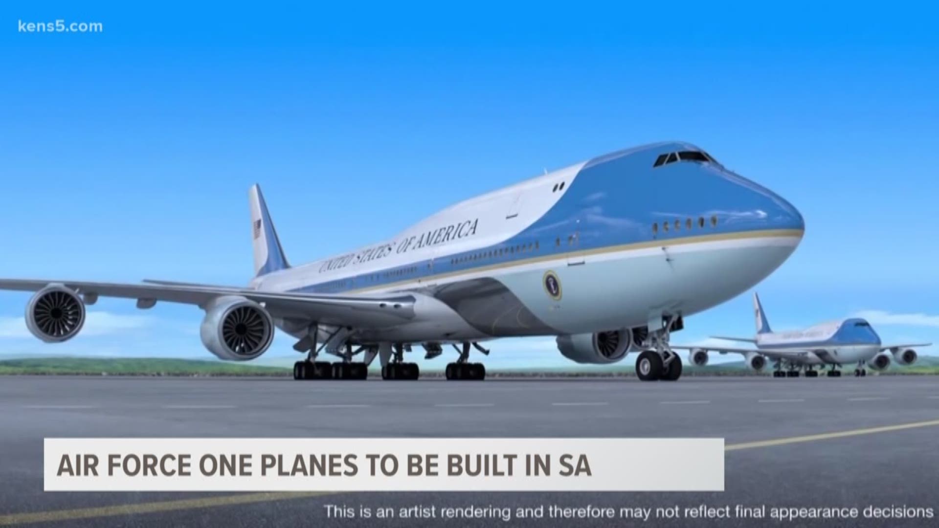 Boeing was awarded the contract for the project. It is expected to be finished in 2024.