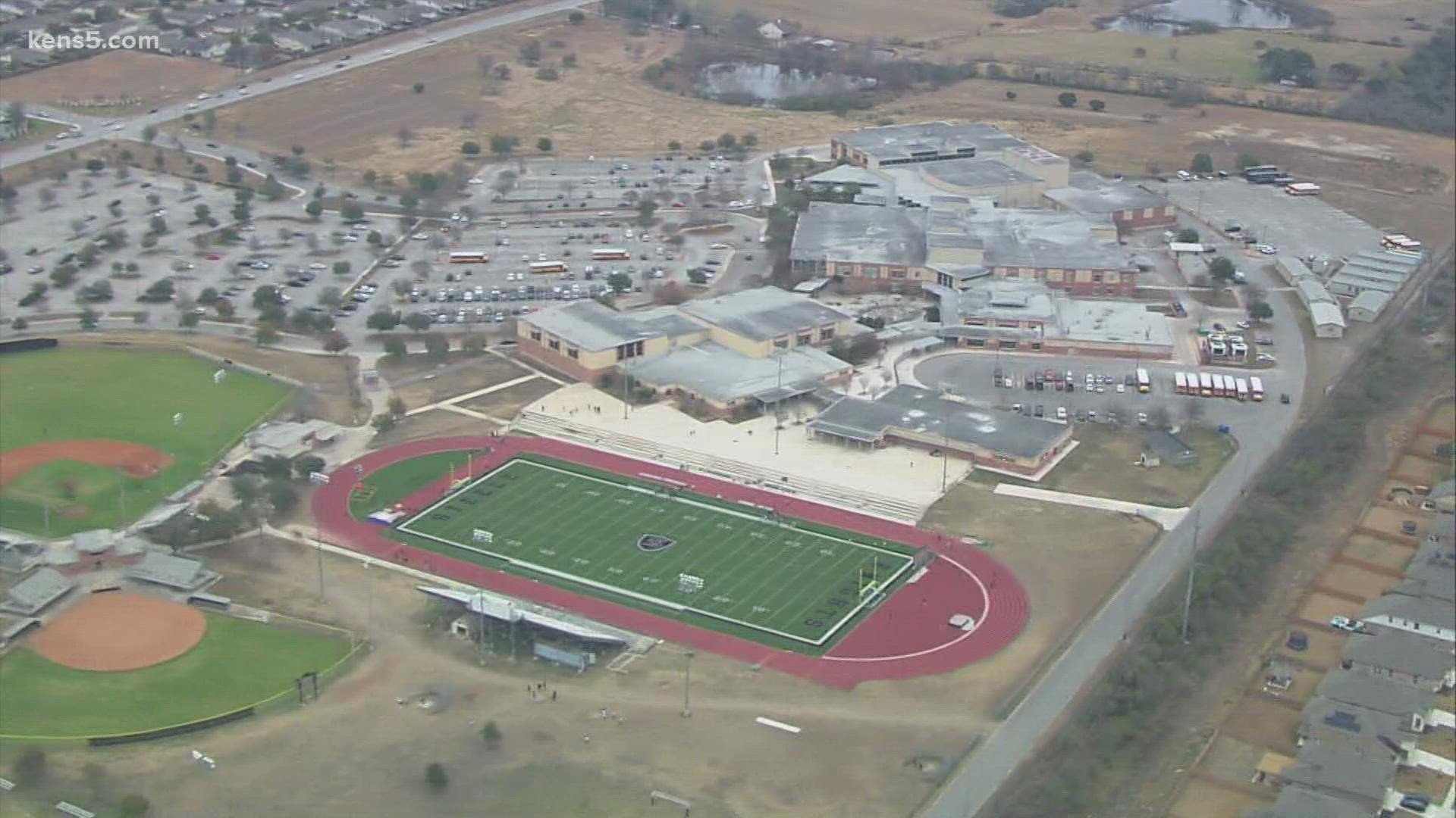 Officials say the gun was found unloaded and with a trigger lock in place. The student was taken into custody by the Cibolo Police Department.