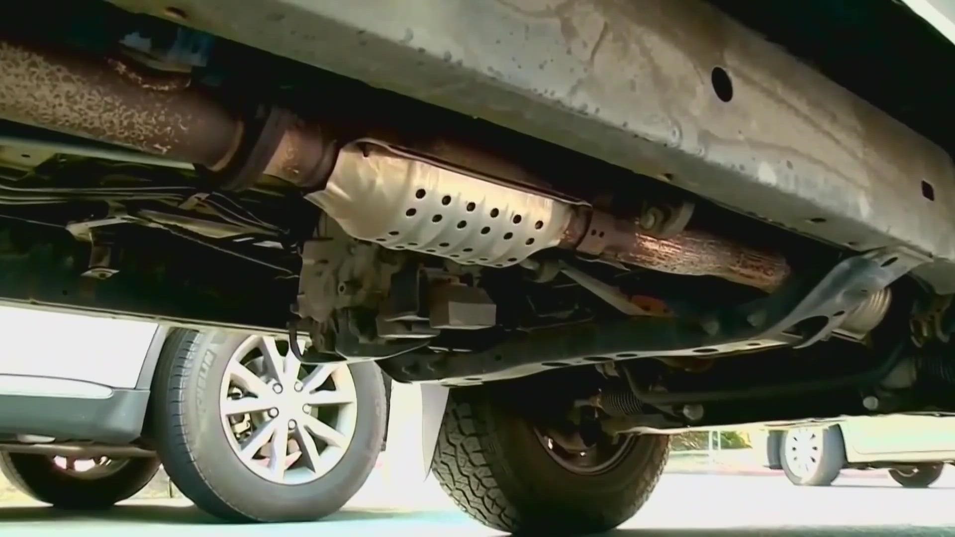 The bill would make it illegal to possess a catalytic converter which was removed from a vehicle unless a person has a legitimate business-related reason to do so.