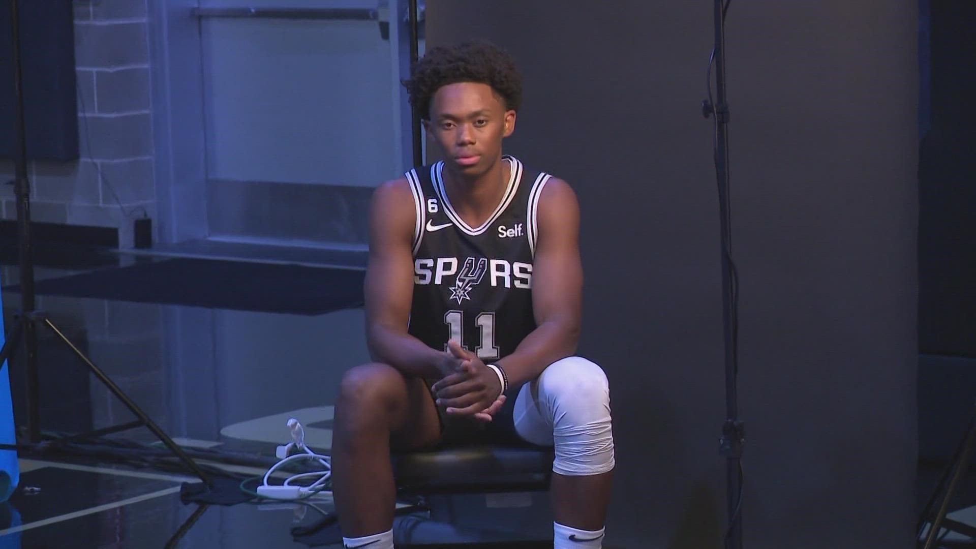 In a stunning announcement, San Antonio says it's parted ways with their 2021 first-round draft pick.