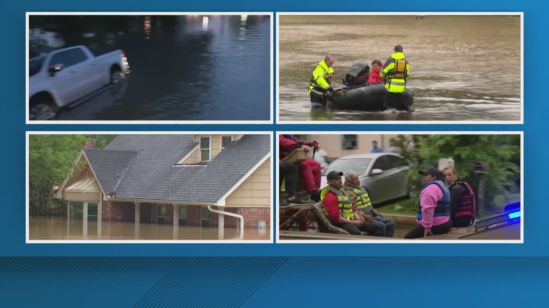 Dangerous flooding has already forced several rescues, including some from the roofs of flooded homes.