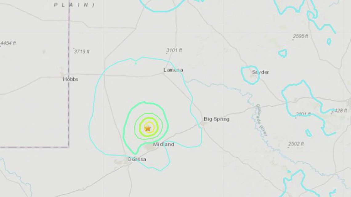 People felt a magnitude 5.4 earthquake in Midland across West Texas