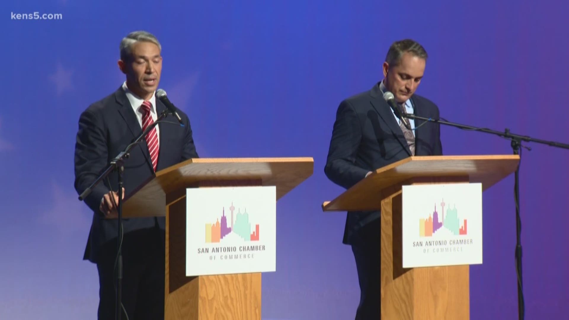 As with the rest of their campaigns, Thursday night's debate was a tense one.