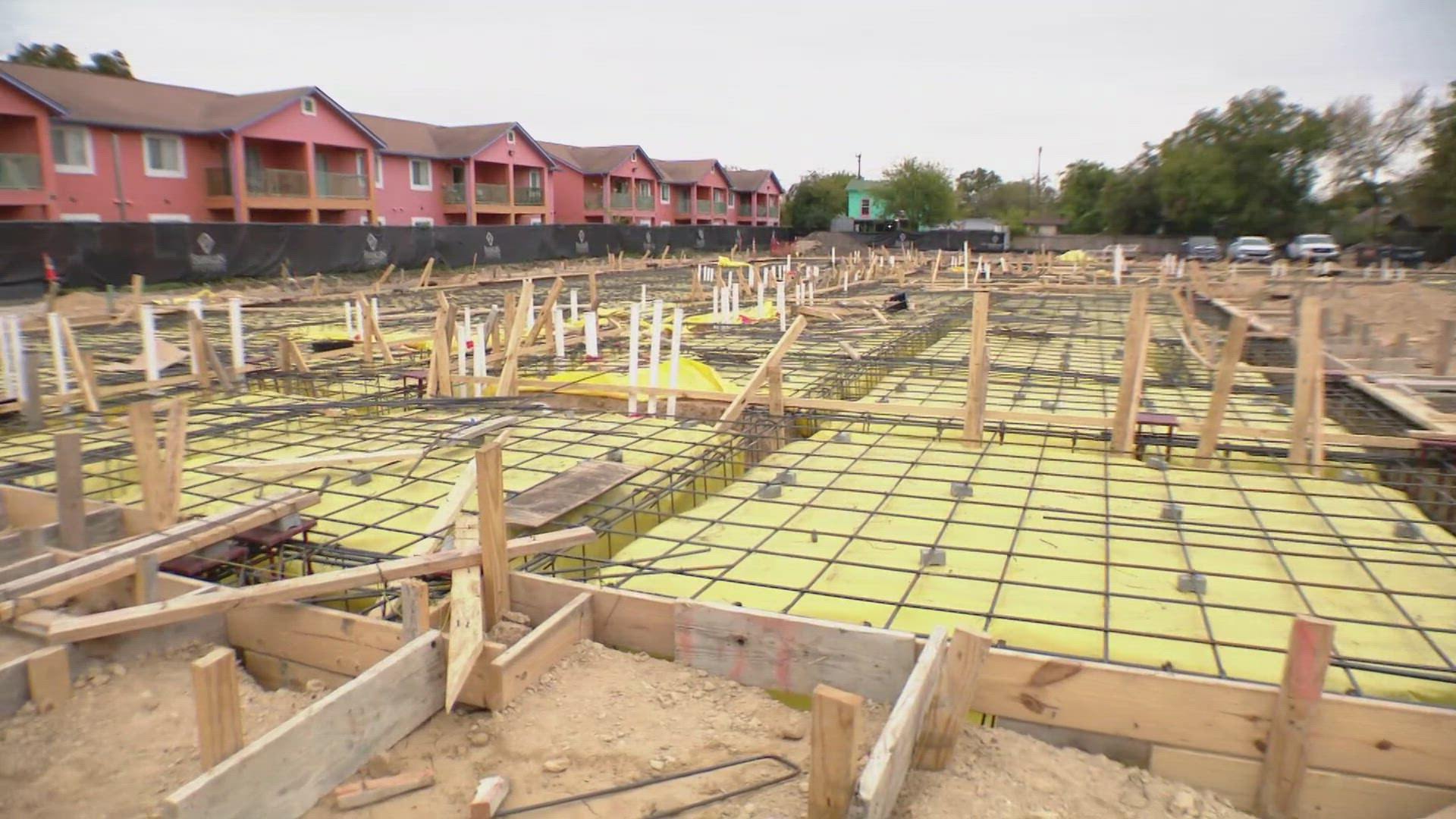 The City of San Antonio is celebrating the start of construction for a new affordable housing site today called the "Memorial Apartment Complex."