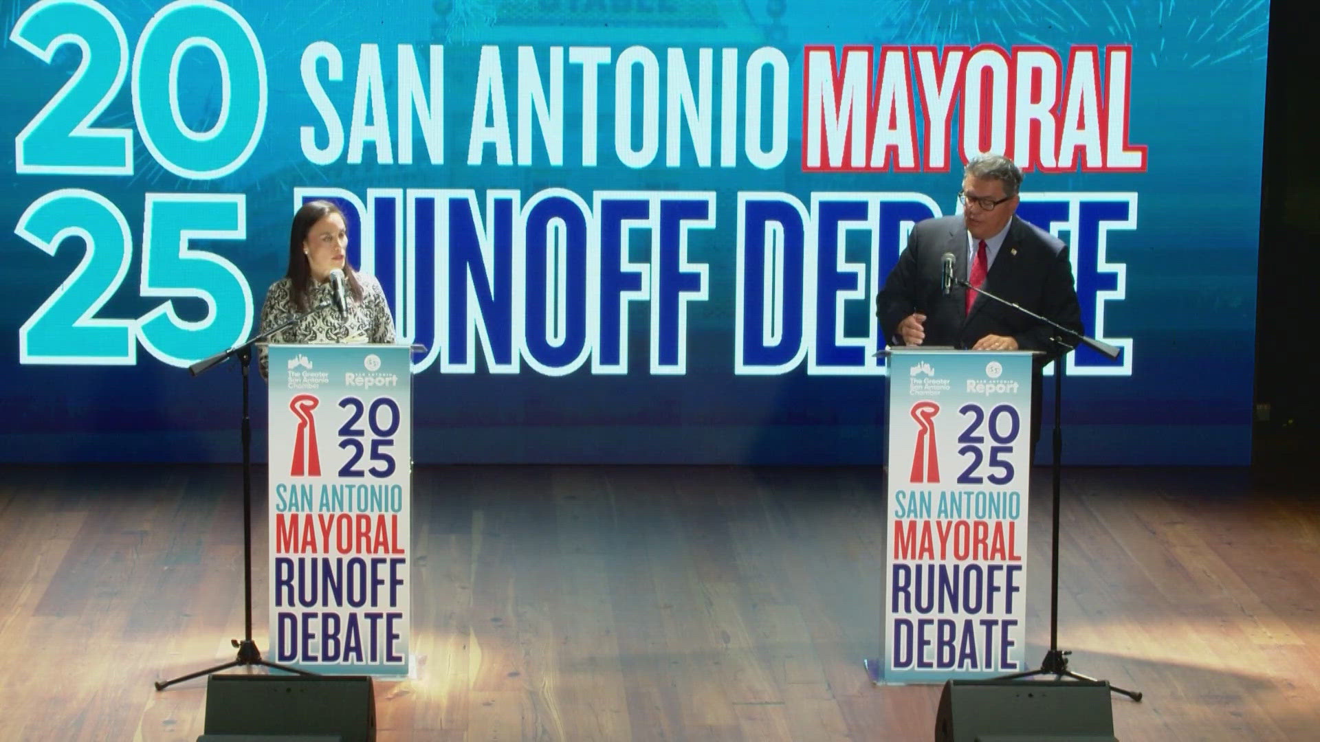 Rolando Pablos and Gina Ortiz-Jones clashed on key issues including Project Marvel, immigration policy, and police reform.