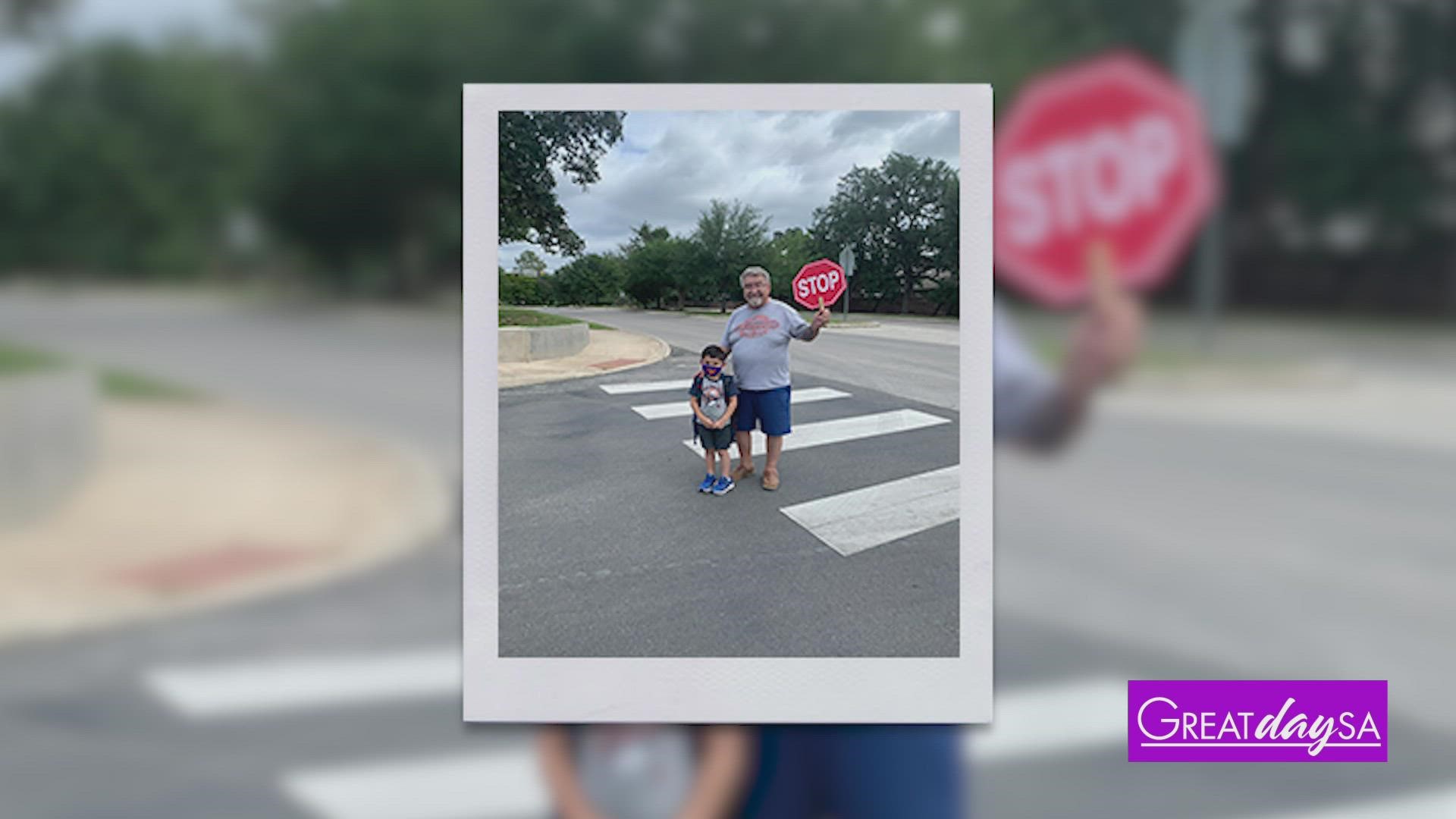 An Elementary school in Helotes is remembering a former crossing guard in a special way