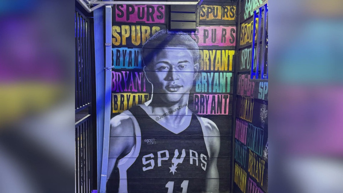 Rookie Carter Bryant gets mural on south side of San Antonio