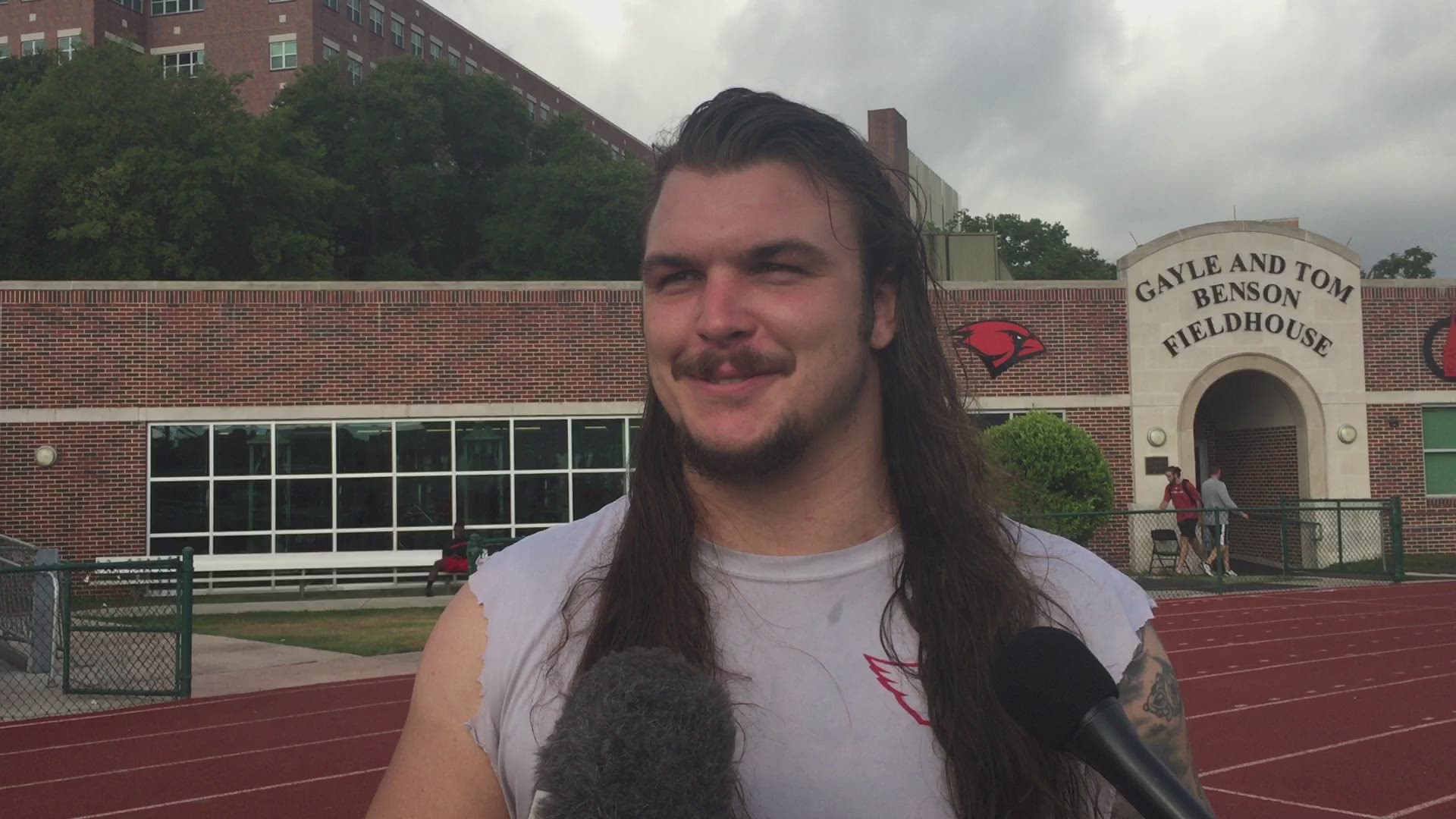 UIW defensive lineman Luke Termin on playing UTSA