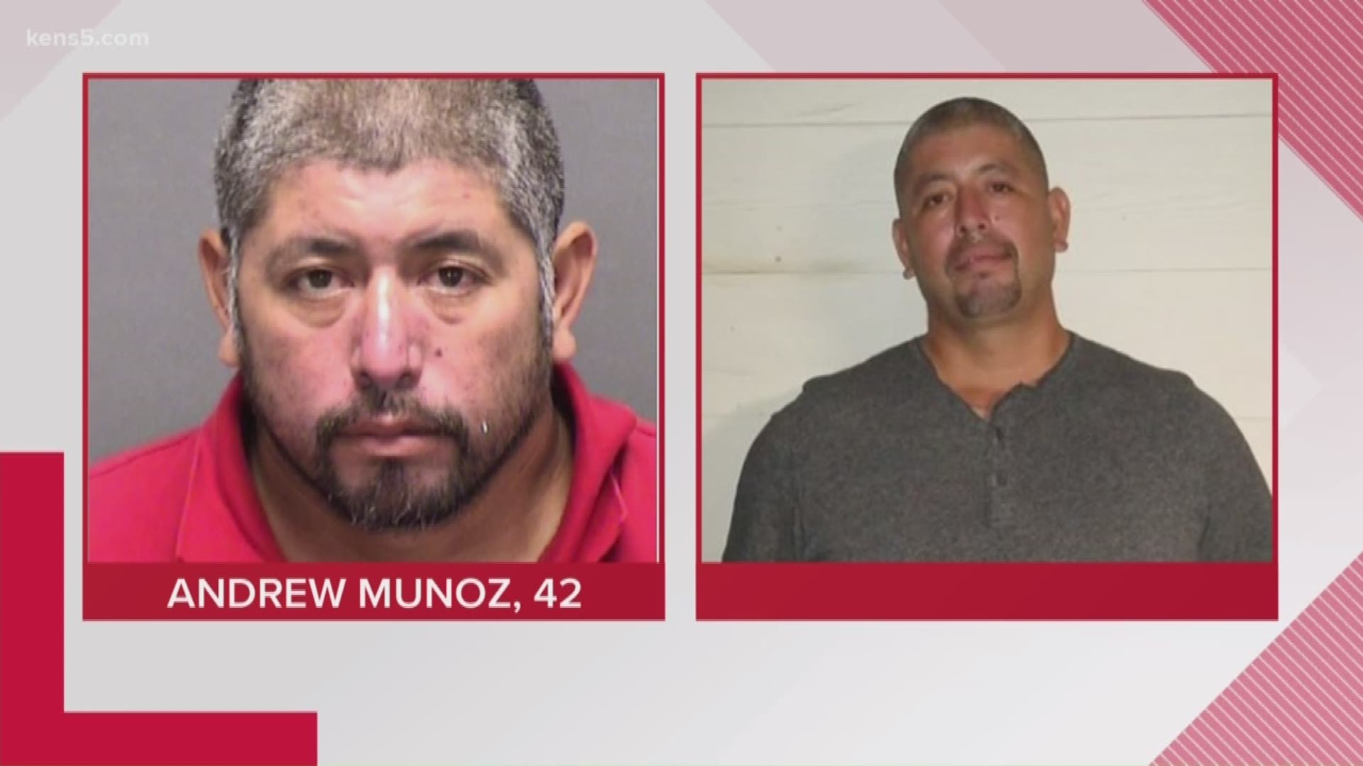 Officials say that if you spot 42-year-old Andrew Munoz, give SAPD a call.