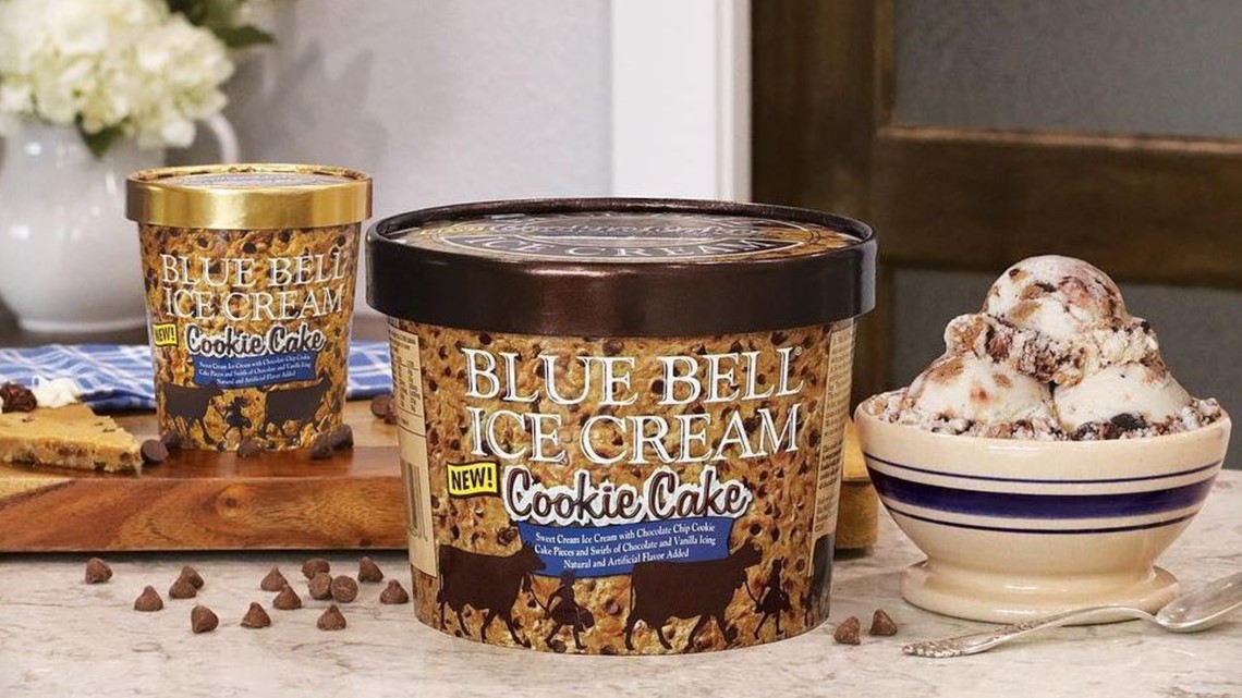 Blue Bell unveils new cookie cake ice cream flavor