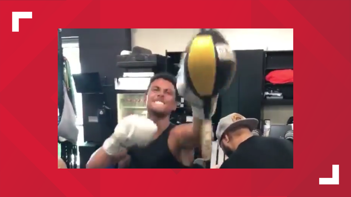 Spurs heading back to San Antonio's boxer Jessie James Leija