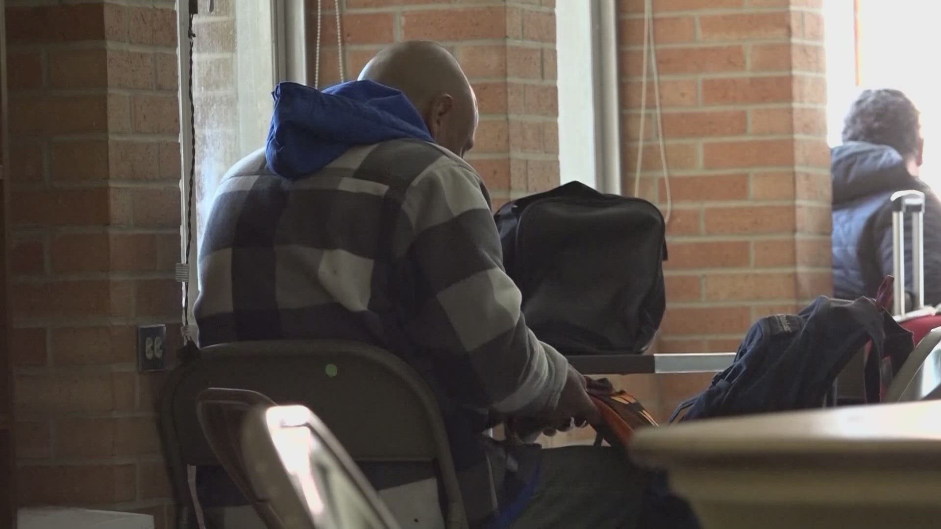 The city and the county have set up warming centers for people with different needs.