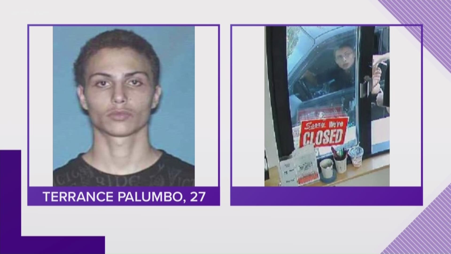 Investigators have identified the suspect as 27-year-old Terrance Palumbo. On July 21st, he reportedly exposed himself while in a restaurant drive-thru on Thousand Oaks. Right now, police know of at least two other incidents that happened within the last