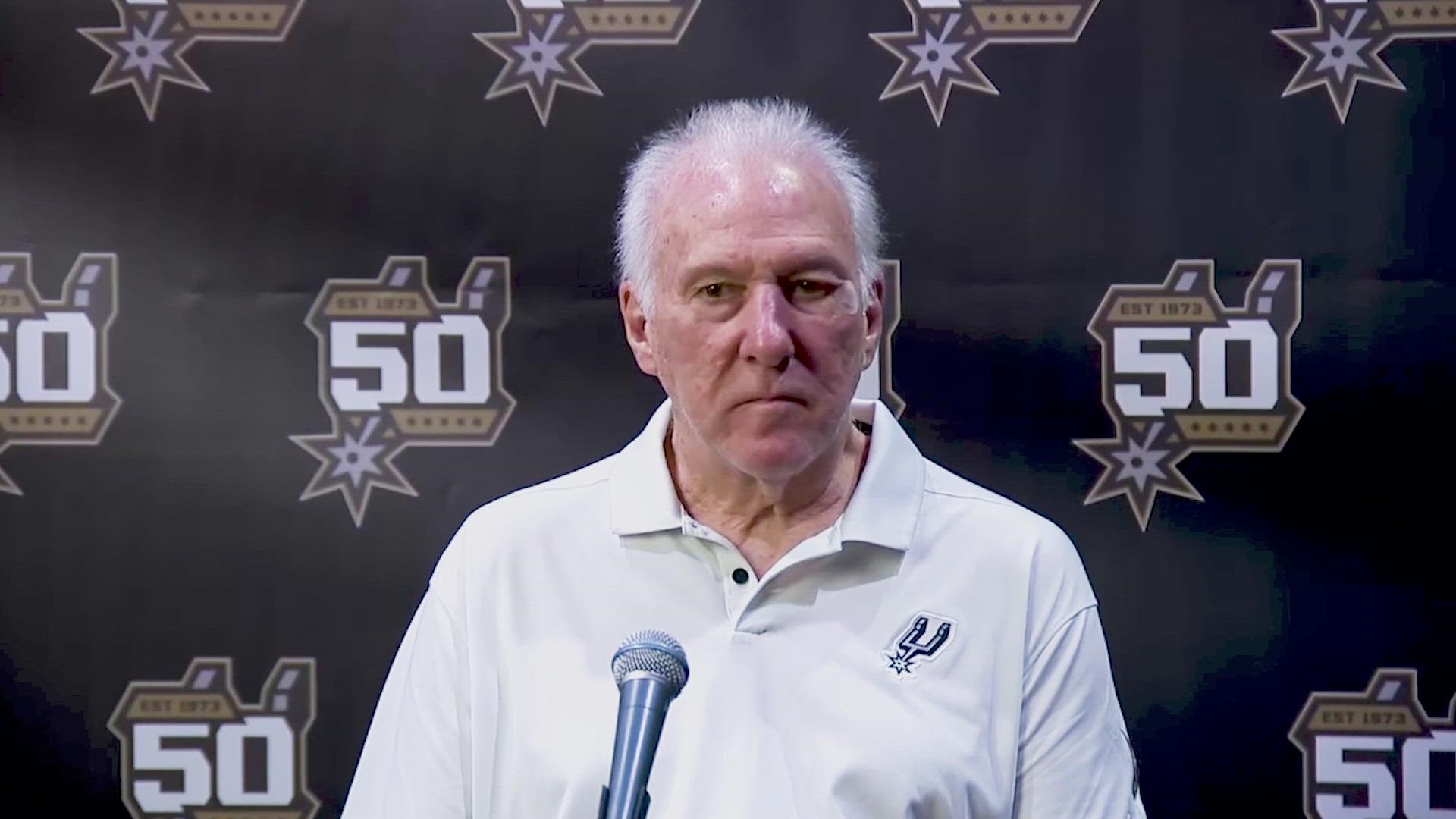 Pop said not to bet on the Spurs to win a title, and that the point for this year is to set this young group up to have long and successful NBA careers.