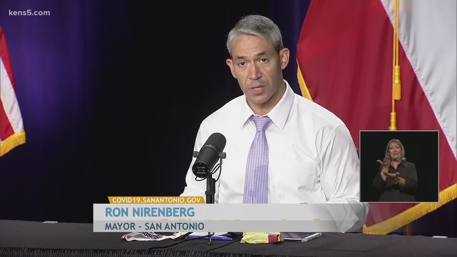 Mayor Ron Nirenberg reported 250 new cases and 13 new deaths in Bexar County. The respective totals now stand at 46,913 and 835 since the beginning of the pandemic.