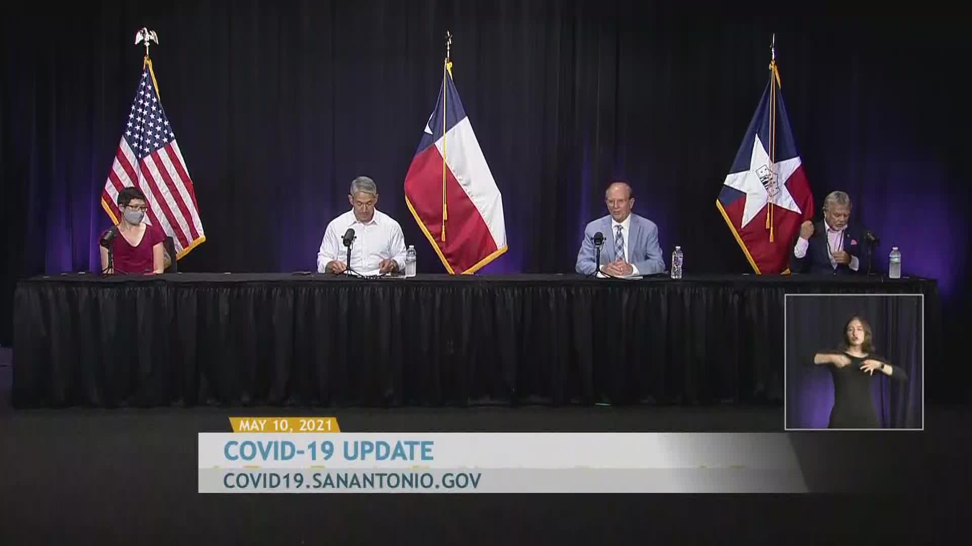 Local leaders say just over 219,000 total cases have been confirmed in Bexar County, while 46% of the county is now fully vaccinated.