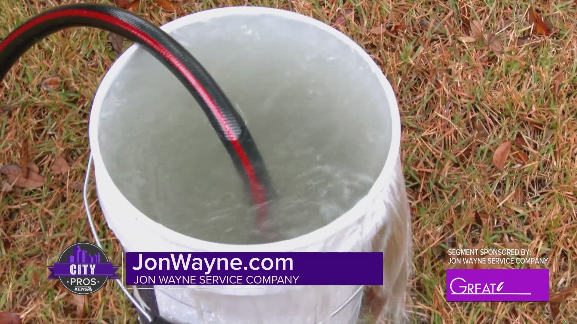 Make sure to flush your water heater. [Sponsored by Jon Wayne Service Company]