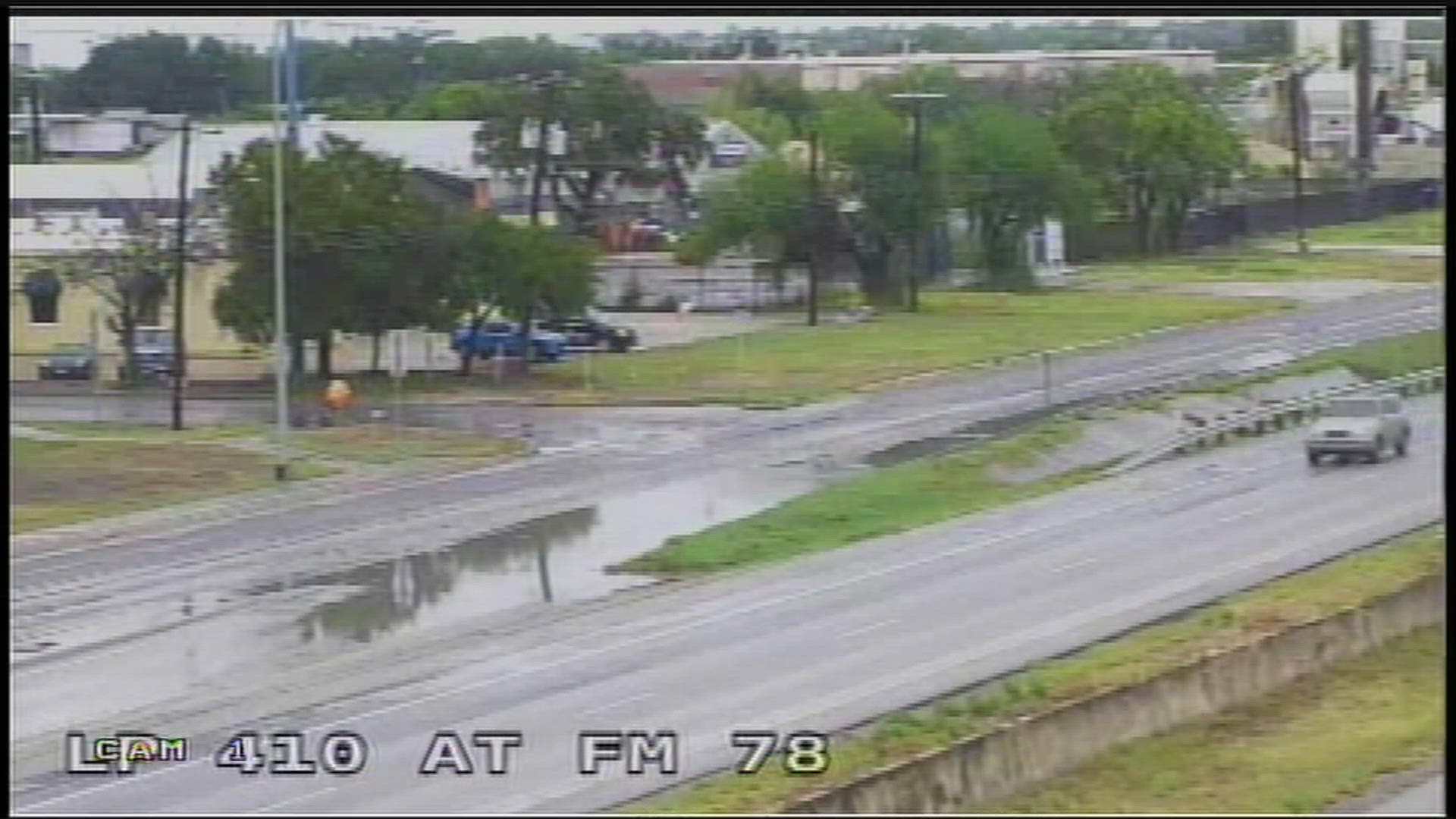 Heavy rain is causing major traffic delays for drivers in San Antonio Tuesday morning.