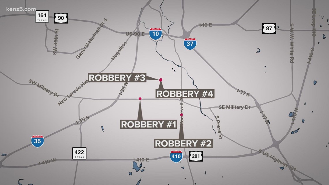 String of robberies in San Antonio, Texas, all within 20 minutes - Vimarsana News