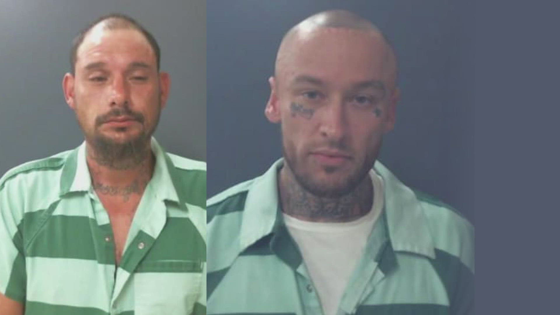 Officials searching for two escaped inmates near the Texas-Oklahoma border