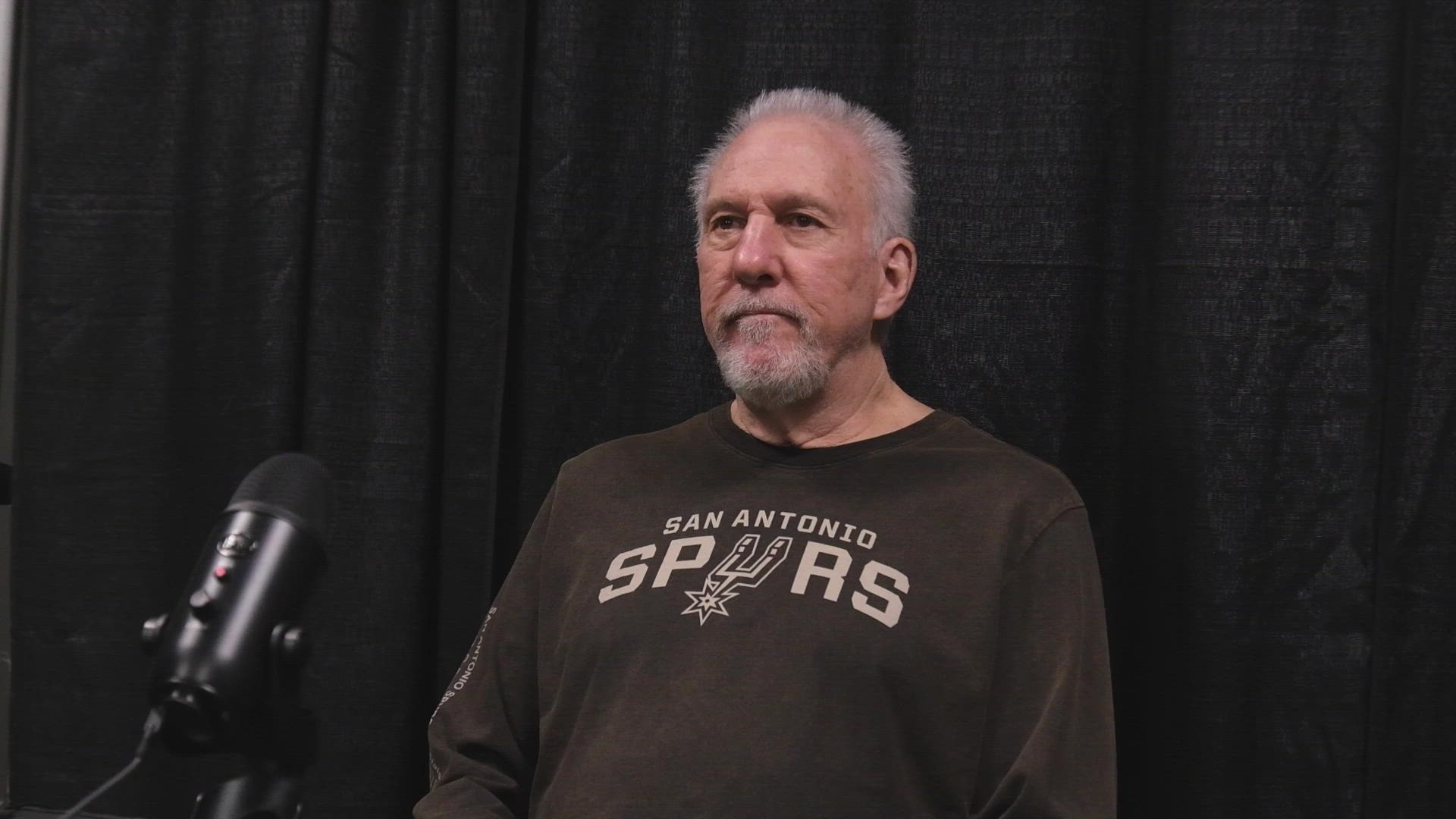 Pop spoke about Borrego's ability to be genuine and build a culture of accountability, kindness and competitiveness.