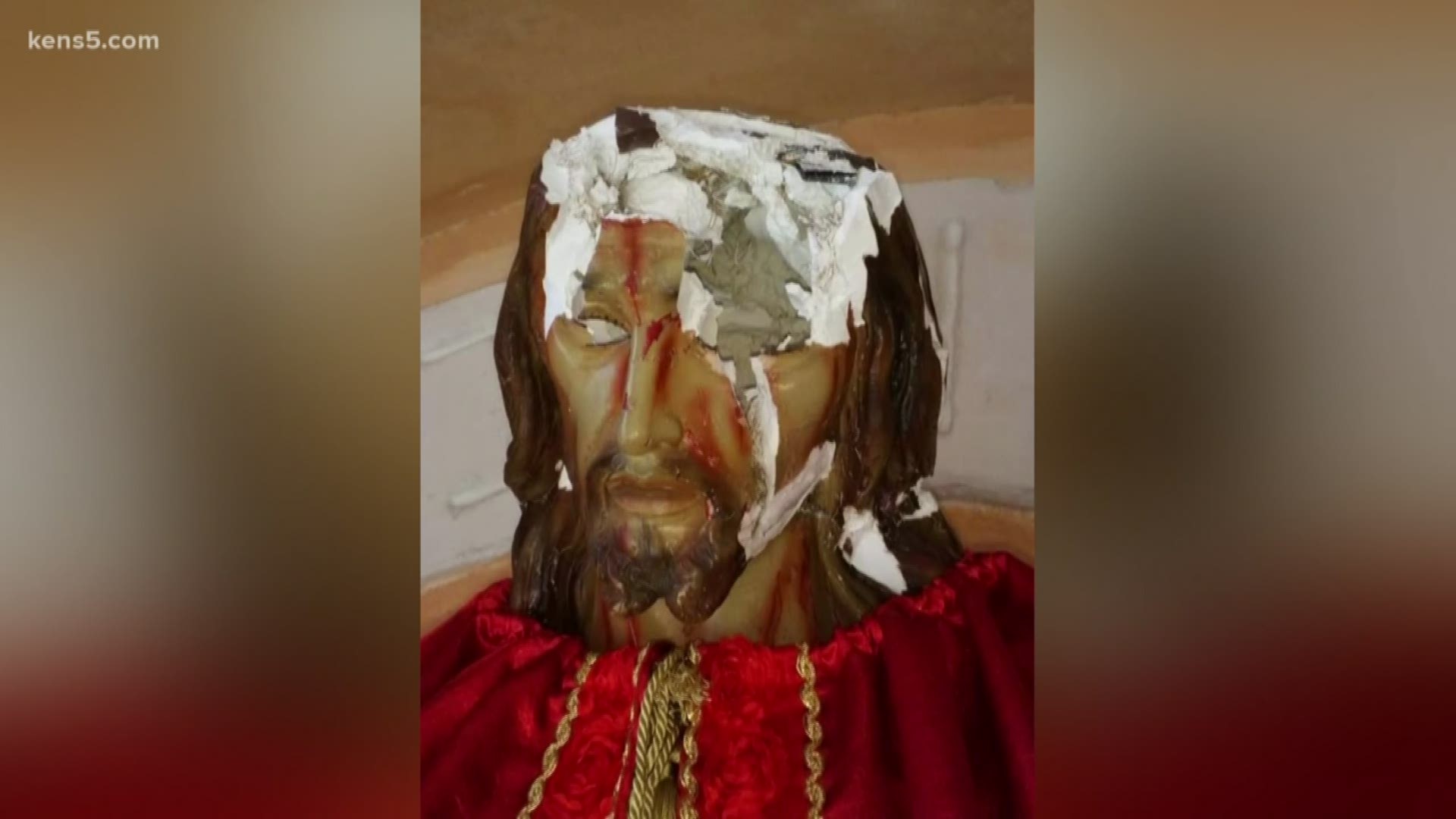 A historic statue of Jesus shattered during Holy Week. The San Antonio church doesn't have a clue who caused the damage, but their prayers are being answered.