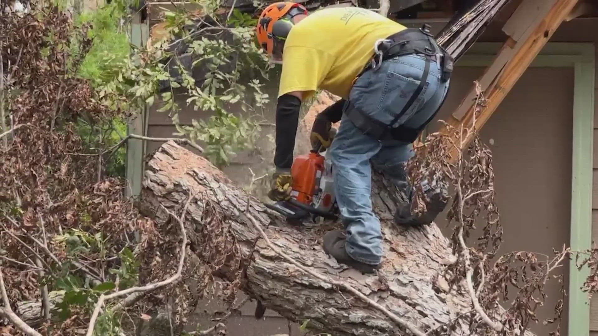 A week after the storm tore through South Texas, help is still on the ground helping others.