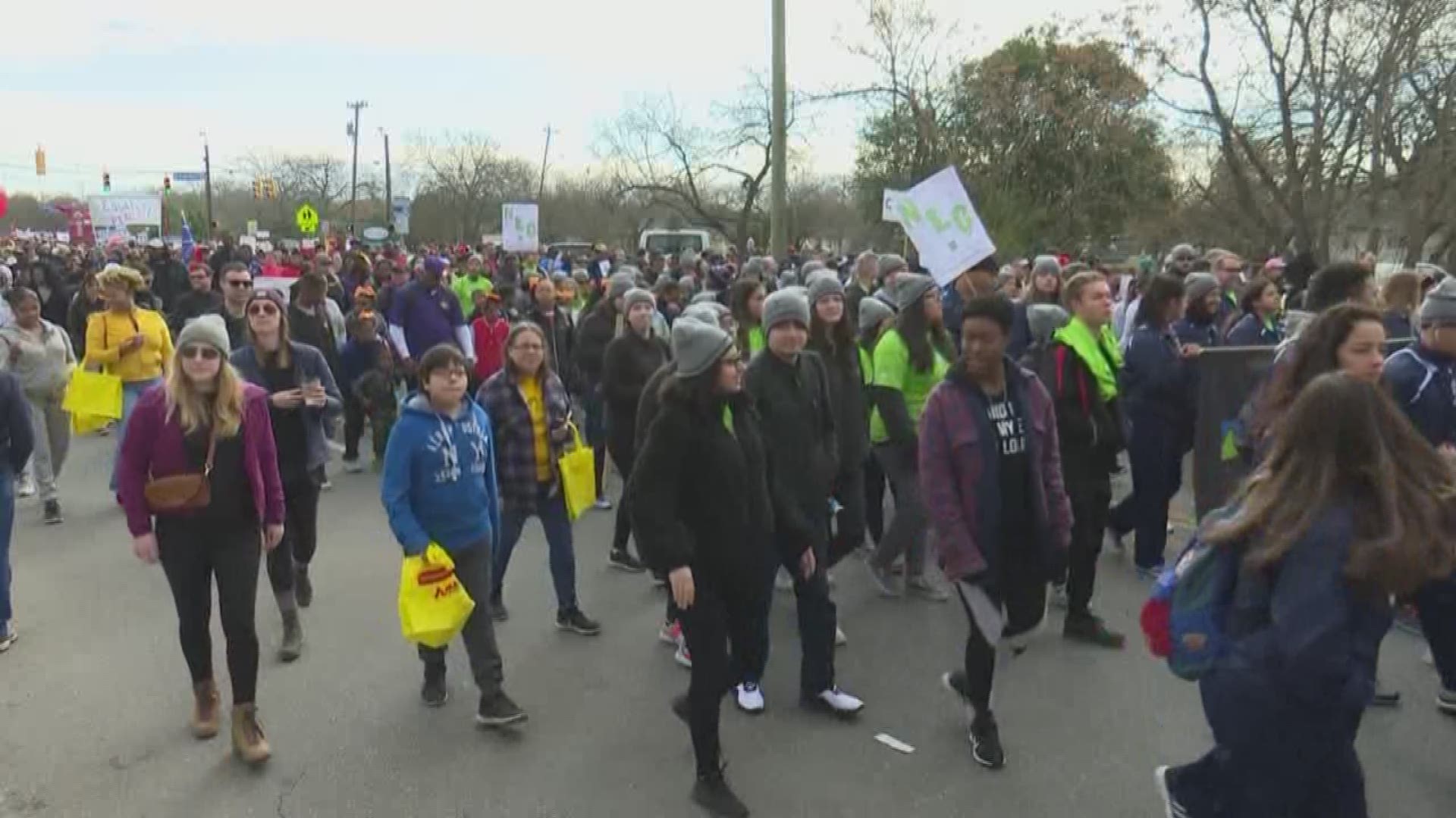 For the 32nd year, the city held an official march to honor the life and legacy of Dr. Martin Luther King, Jr.