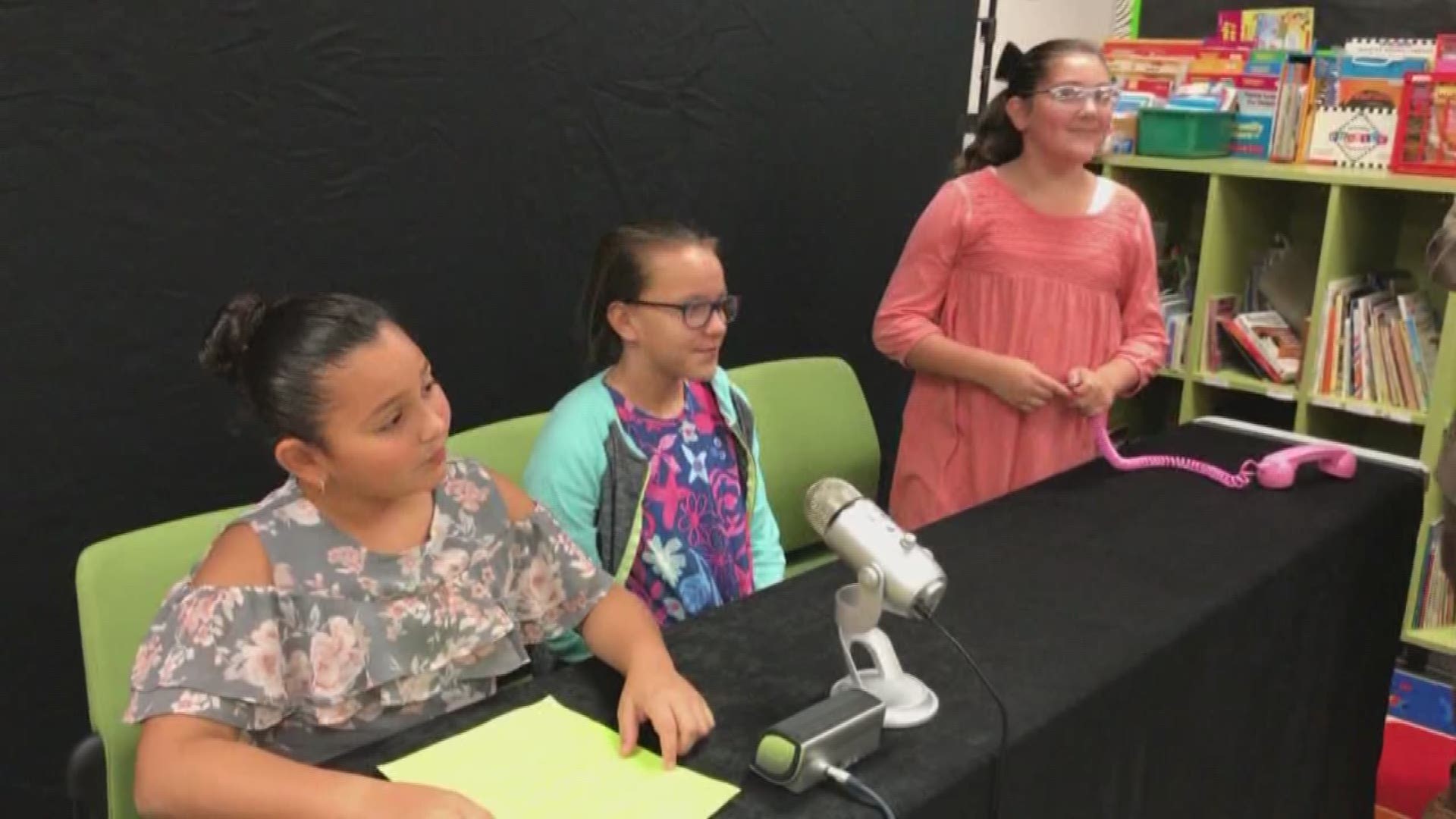 Fifth-grade students are launching a new newscast at Fort Sam Houston Elementary. Teachers created the  "K-cub News Team" to keep students involved and entertained at the start of the day.