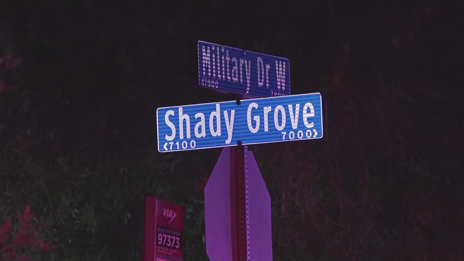 Officers responded around midnight to a home on Shady Grove Drive, near Military Drive.