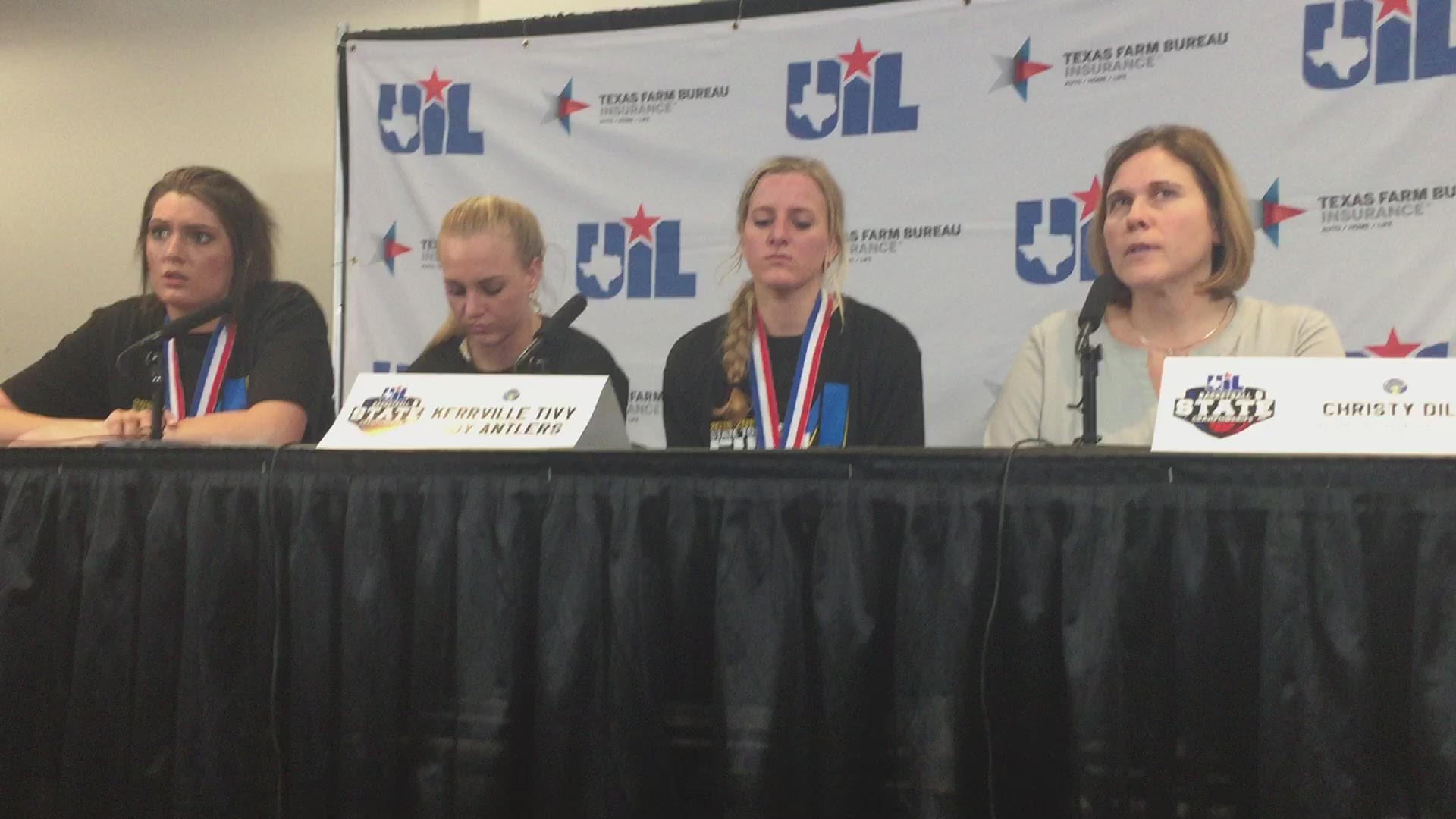 Kerrville Tivy coach Christy Dill talks about the Lady Antlers' loss to Frisco Liberty in the 5A state semifinals